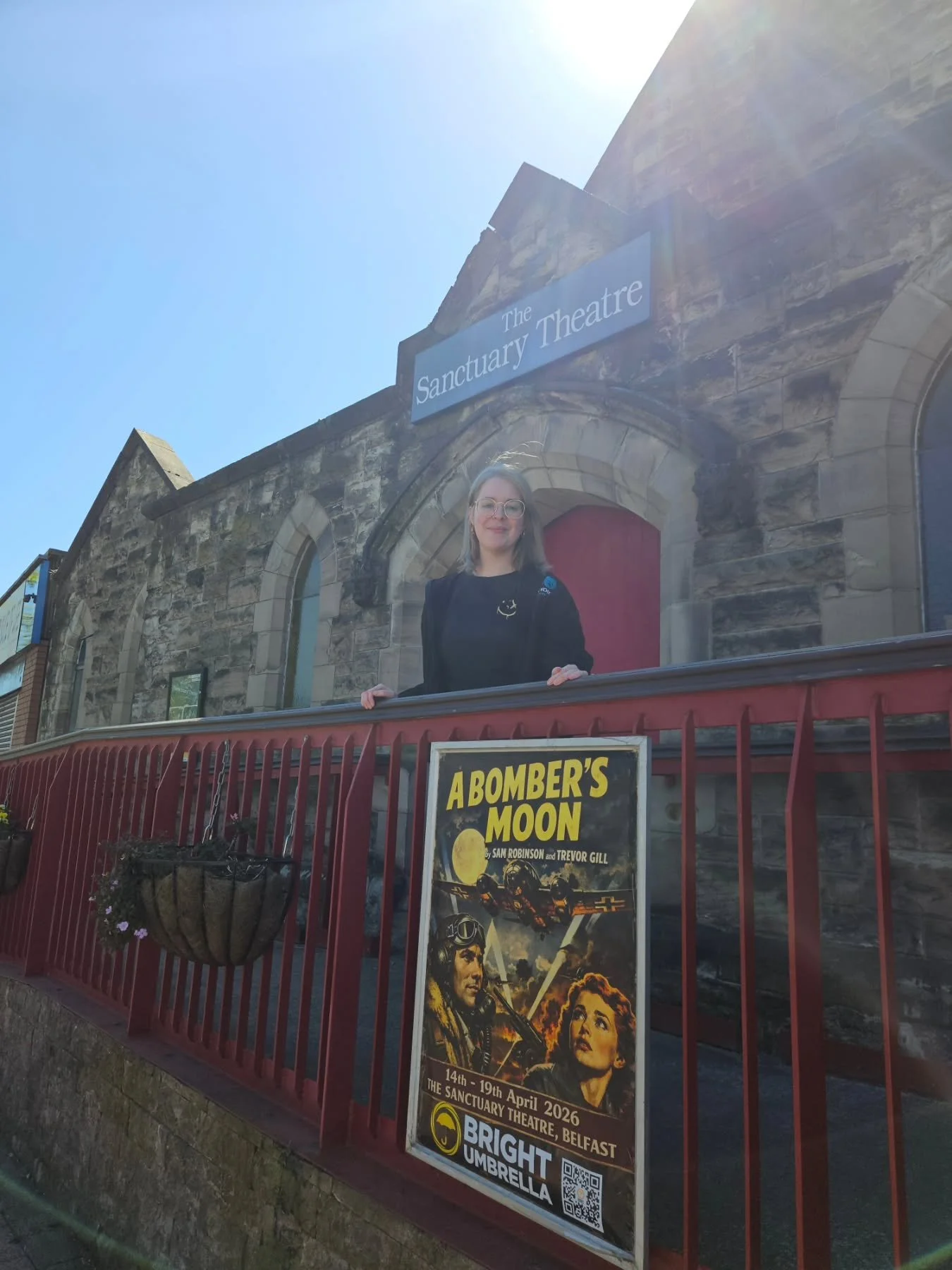 Back to the Sanctuary Theatre today for another 3 show run of A Bomber's Moon!

Excited to be back here with everyone on such a gorgeous day 💕 

#stagemanager #lightingdesign #qlab #Theatre