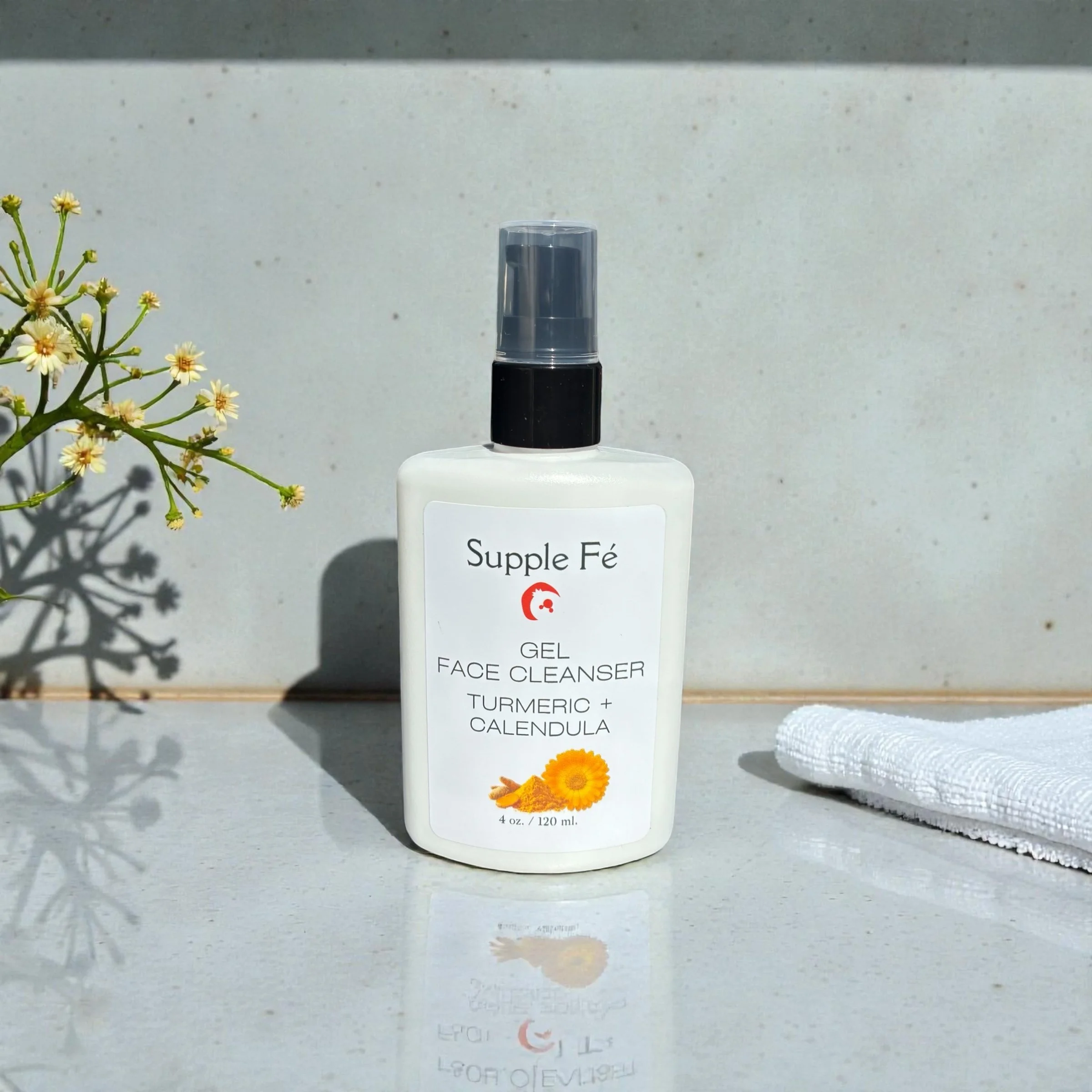 Gel Face Cleanser Turmeric + Calendula 4 oz.