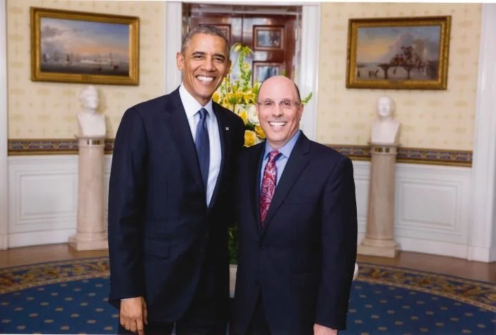John Mastroianni with President Obama
