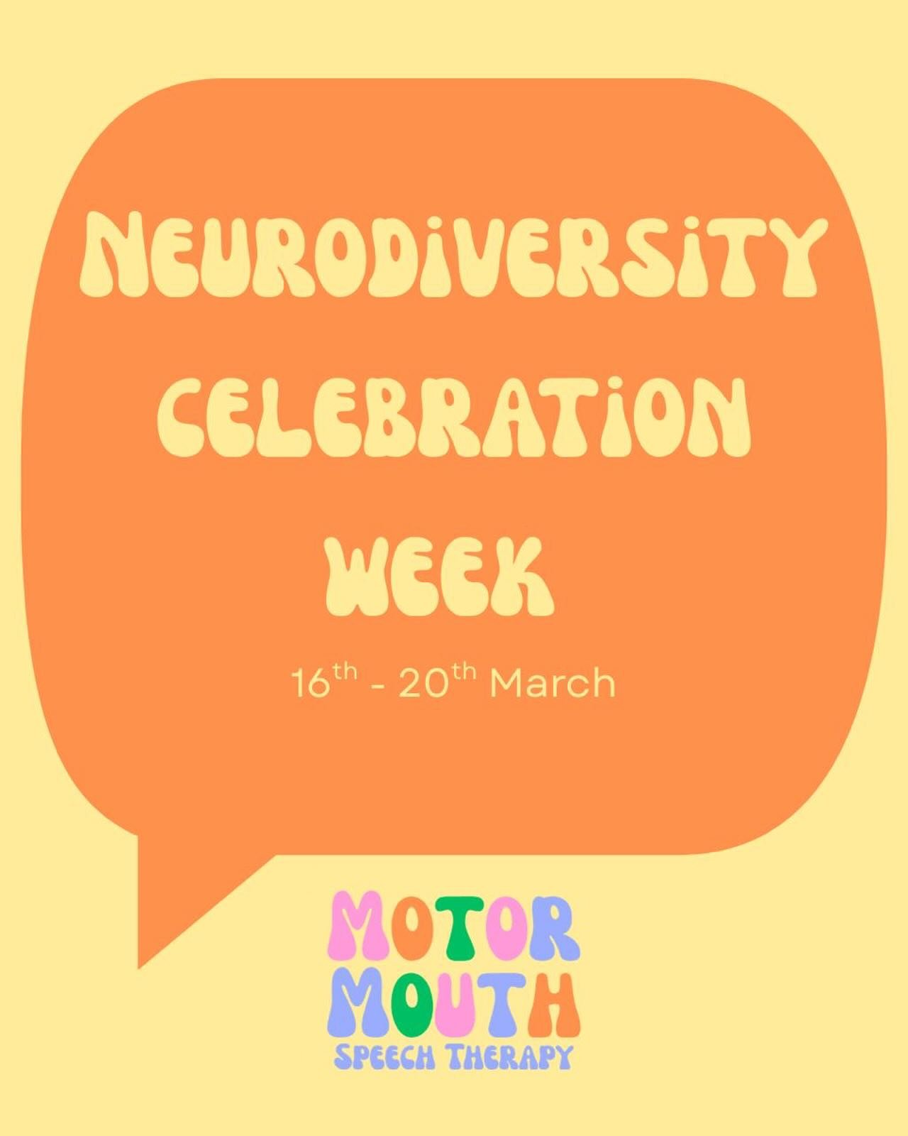 Celebrating the beauty of neurodiversity this week and every week 🧠

This years theme, 'From Awareness to Action' is a reminder that inclusion is not passive. Schools, therapists, teachers, parents and those working with Neurodivergent individuals n