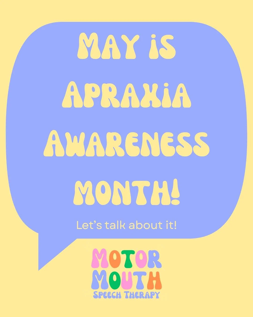 💙✨🩵 May is Apraxia Awareness Month 🩵✨💙 

Forever passionate about spreading awareness!