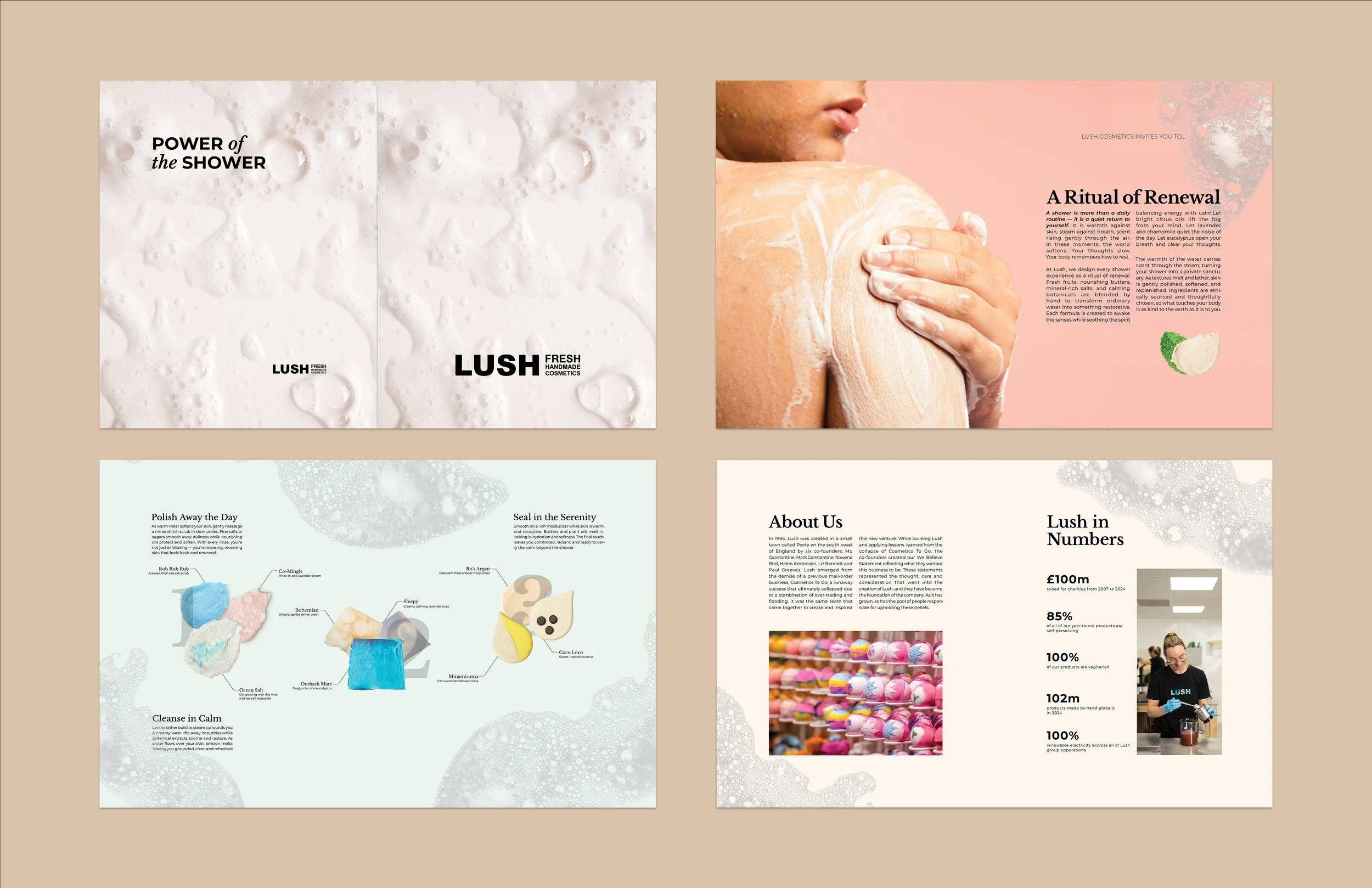 Lush Cosmetic Brochure