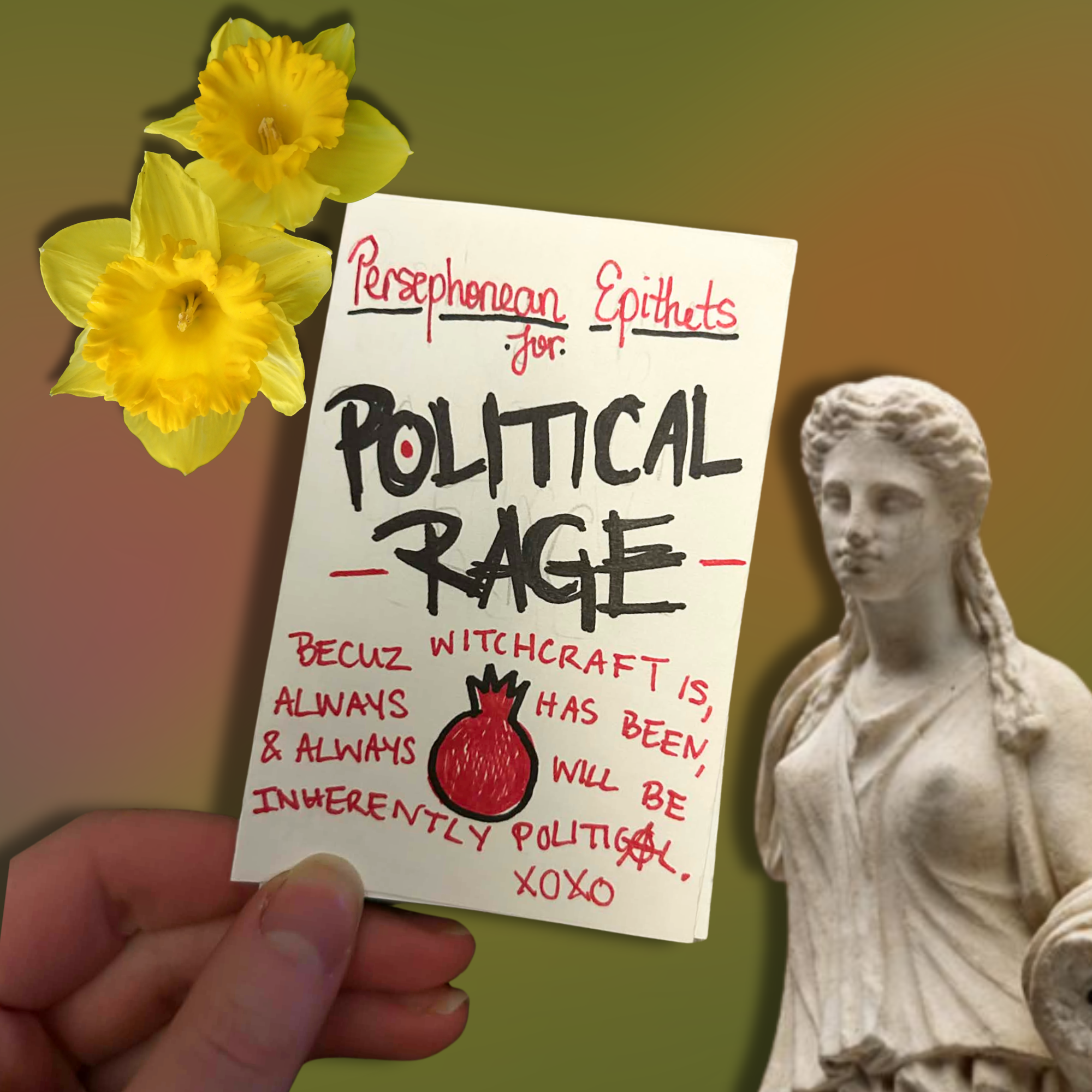 Persephonean Epithets for Political Rage