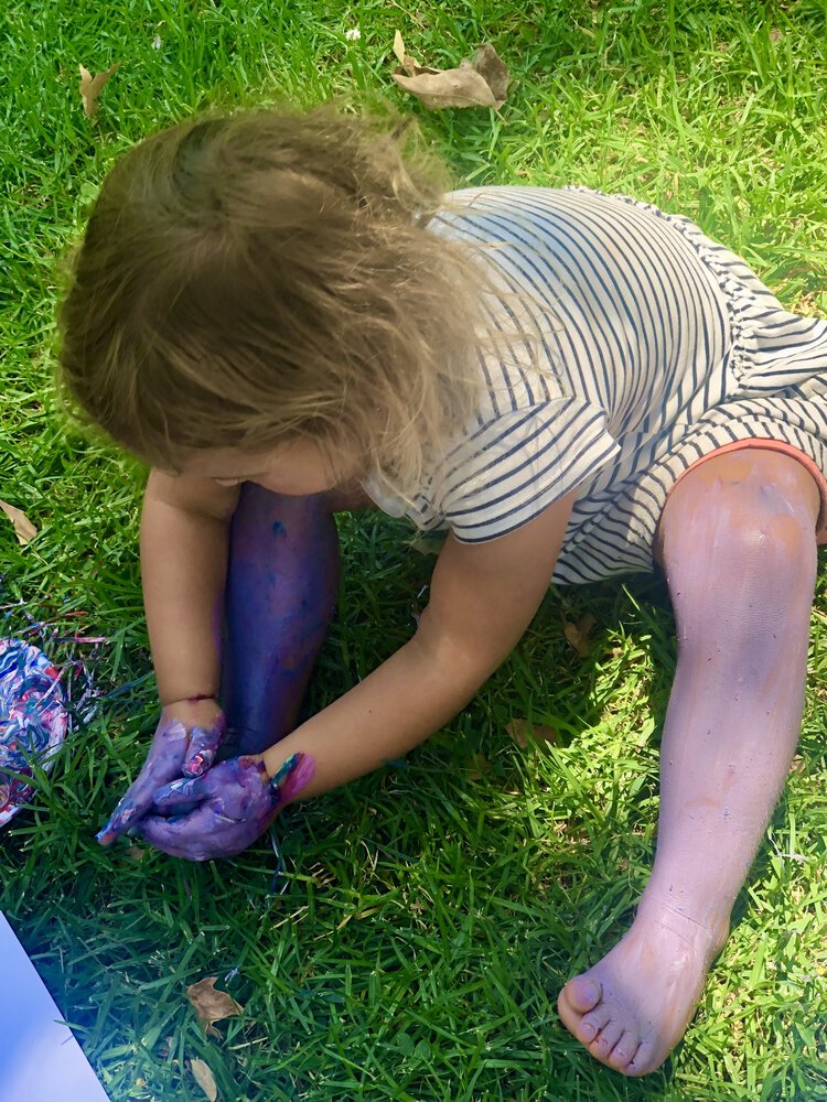 Arts and crafts outdoors