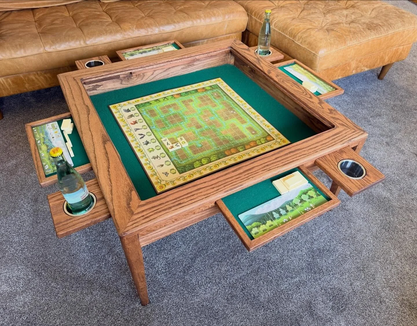 A couple fun coffee tables finished up