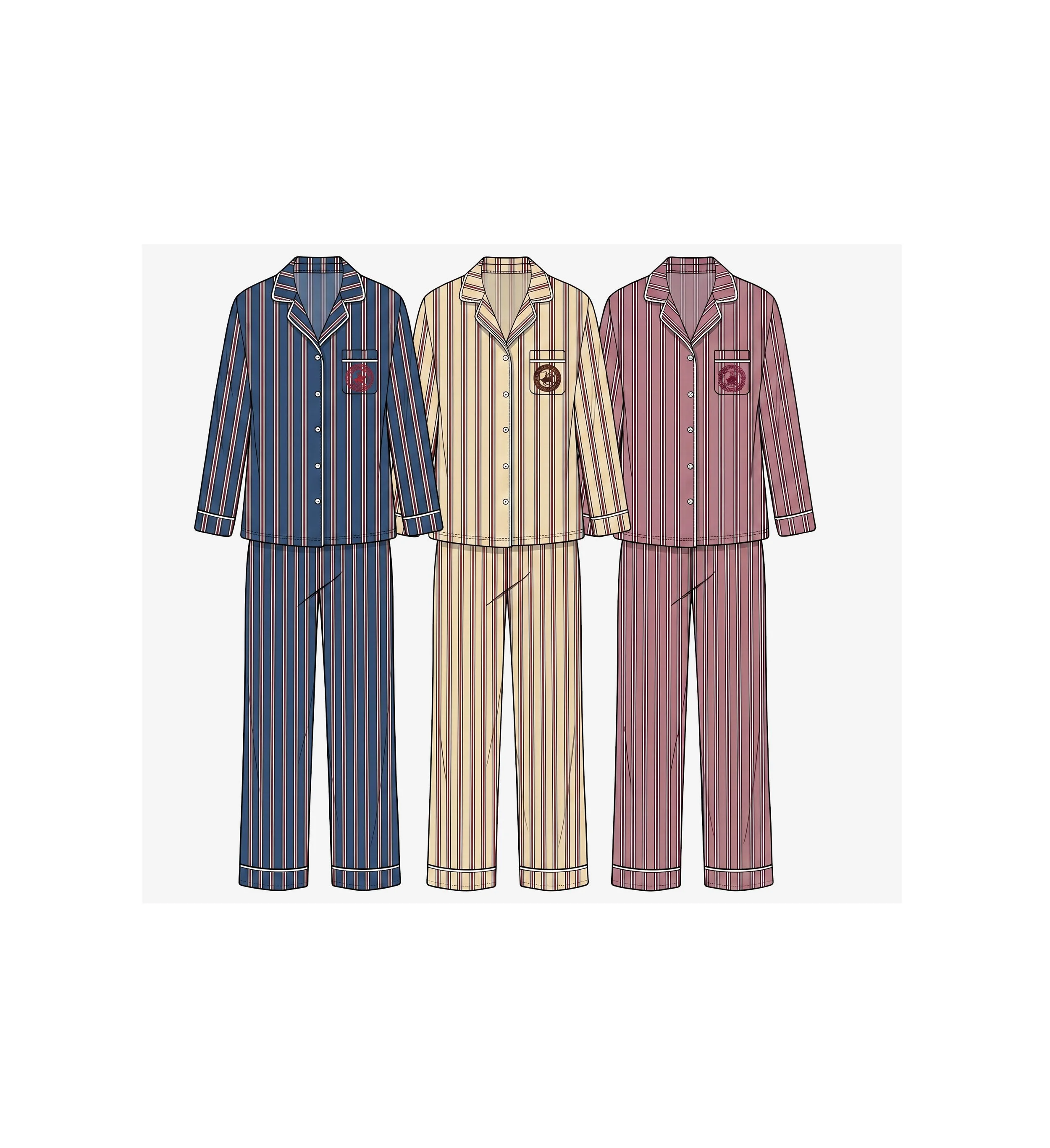 Beverly Hills Polo Club Long sleep PJ's.jpg