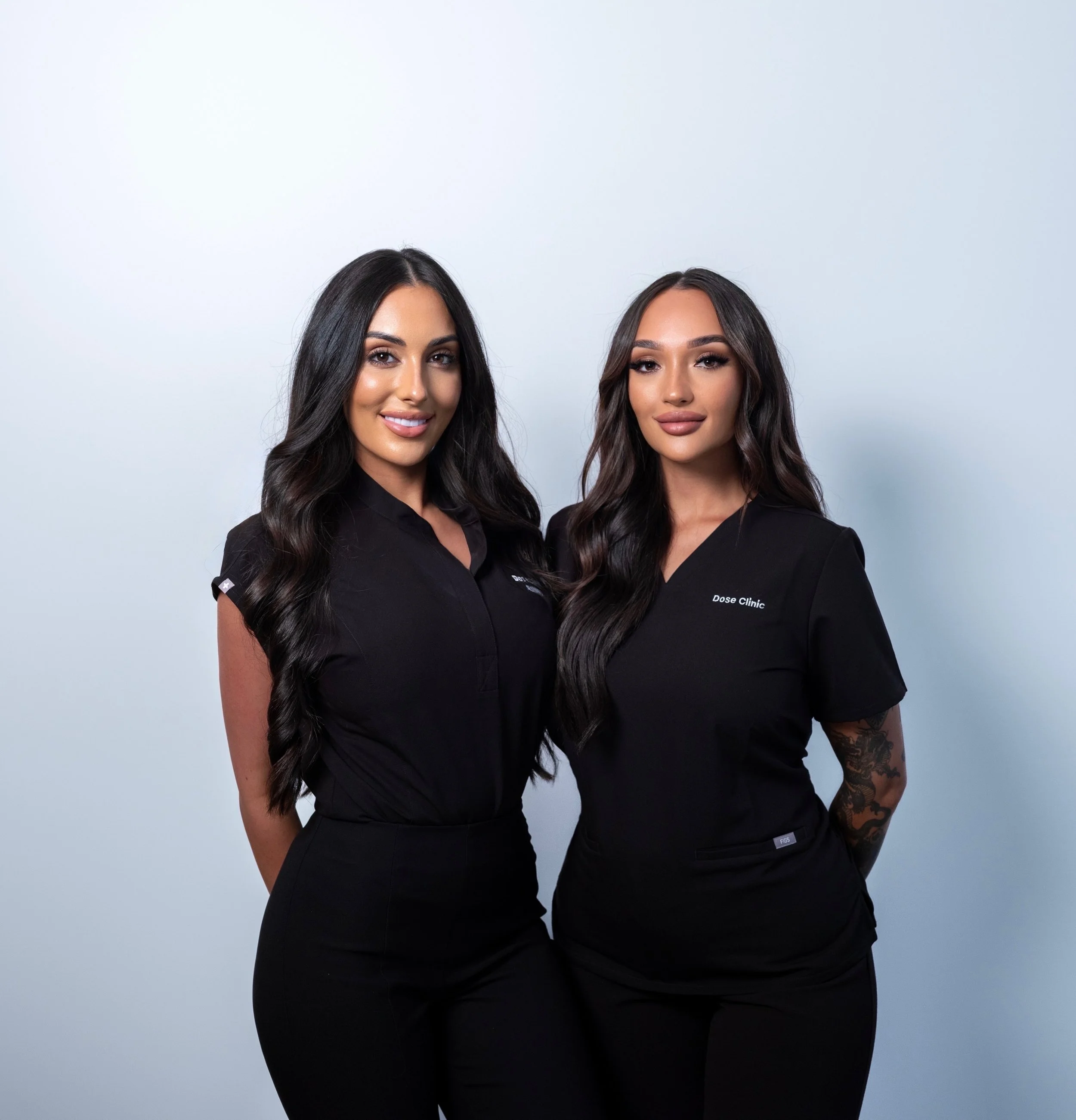 Zara and Ashley co-founders of Dose Clinic Brisbane | Science-led skin and scalp regeneration clinic West Village West End