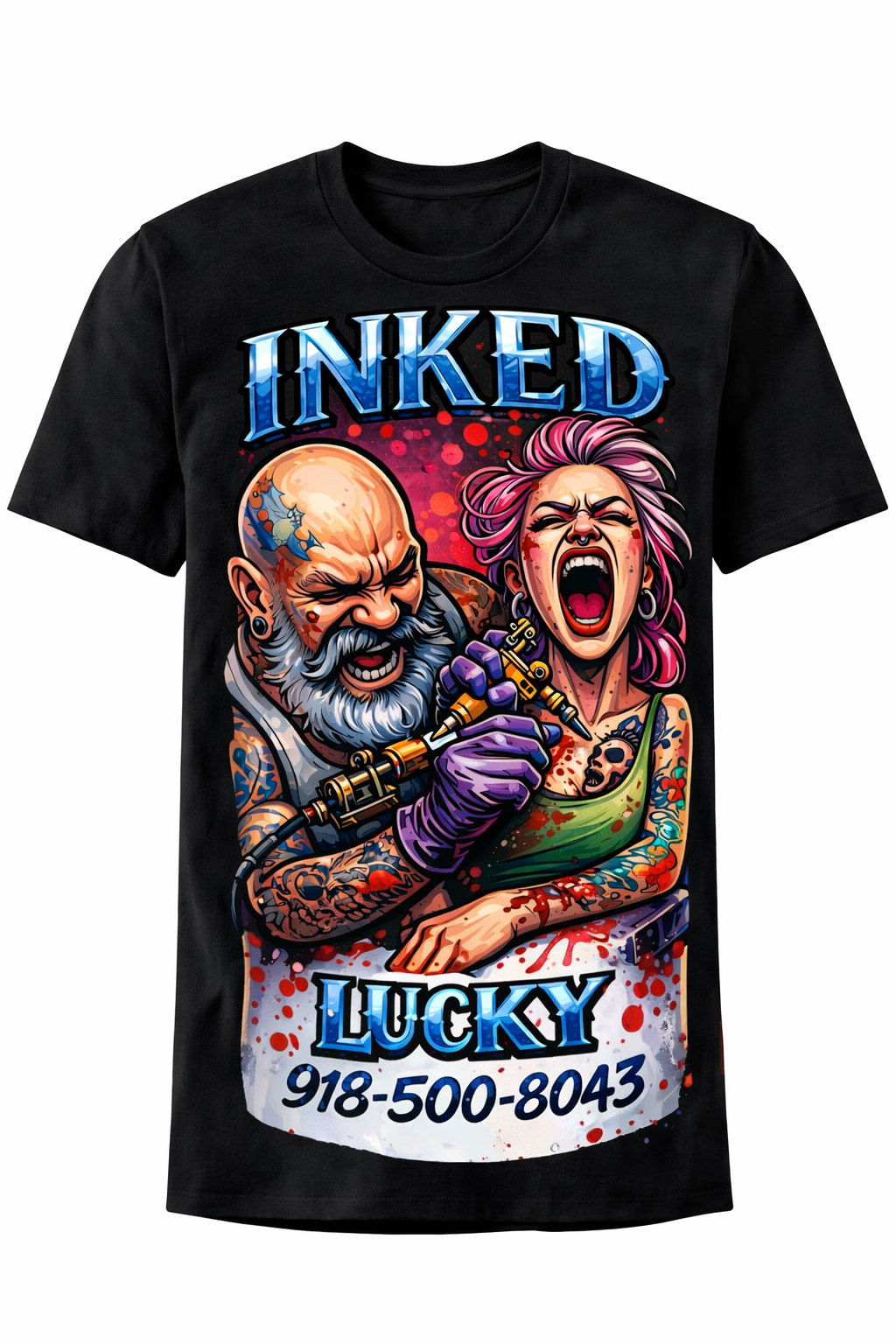 Ink Slingerz Tattoo Studio Series T-Shirts