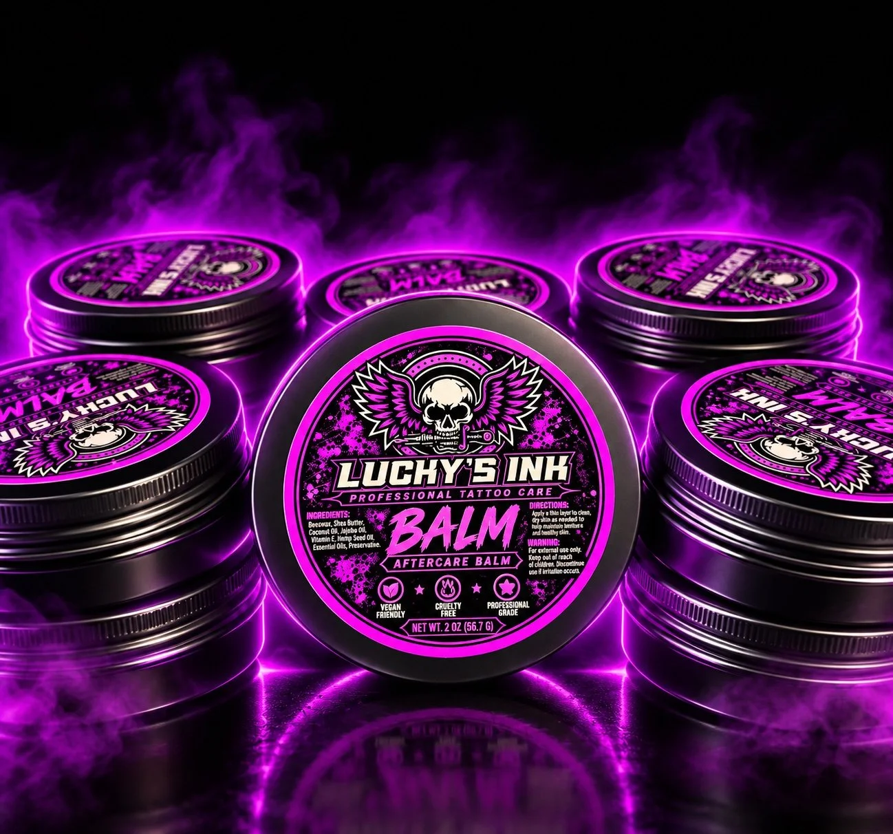 Lucky’s Ink Professional Tattoo Care – BALM (2 oz)
