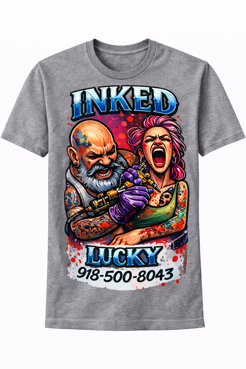Ink Slingerz Tattoo Studio Series T-Shirts