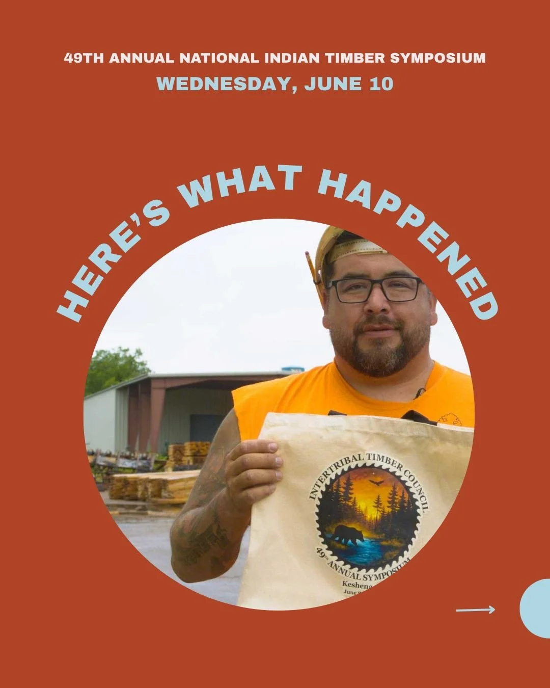 Day 3 of #ITC2026 took us off the resort and into the forest. 🌲

Today's full-day Tribal Tour brought attendees onto the lands of both the Menominee Indian Tribe of Wisconsin and the Stockbridge-Munsee Community &mdash; seeing sustainable forestry, 