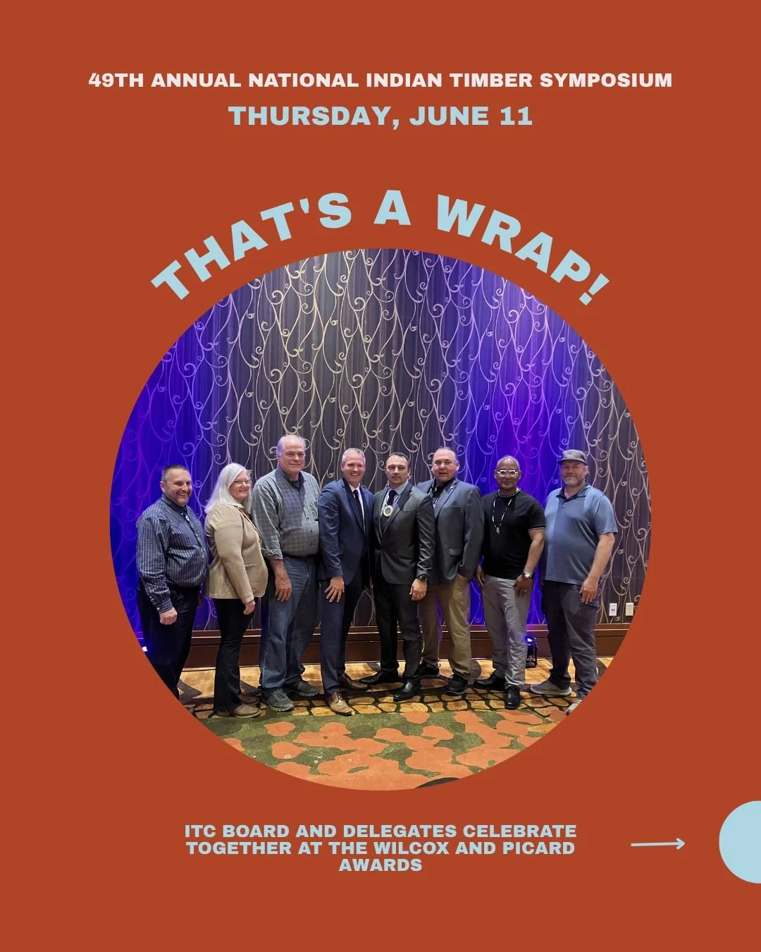 That's a wrap on the 49th Annual National Indian Timber Symposium. 🌲

Day 4 closed out four days of learning, connection, and action &mdash; with the ITC President's Report, concurrent workshops on biomass, fire management, self-governance, and fore
