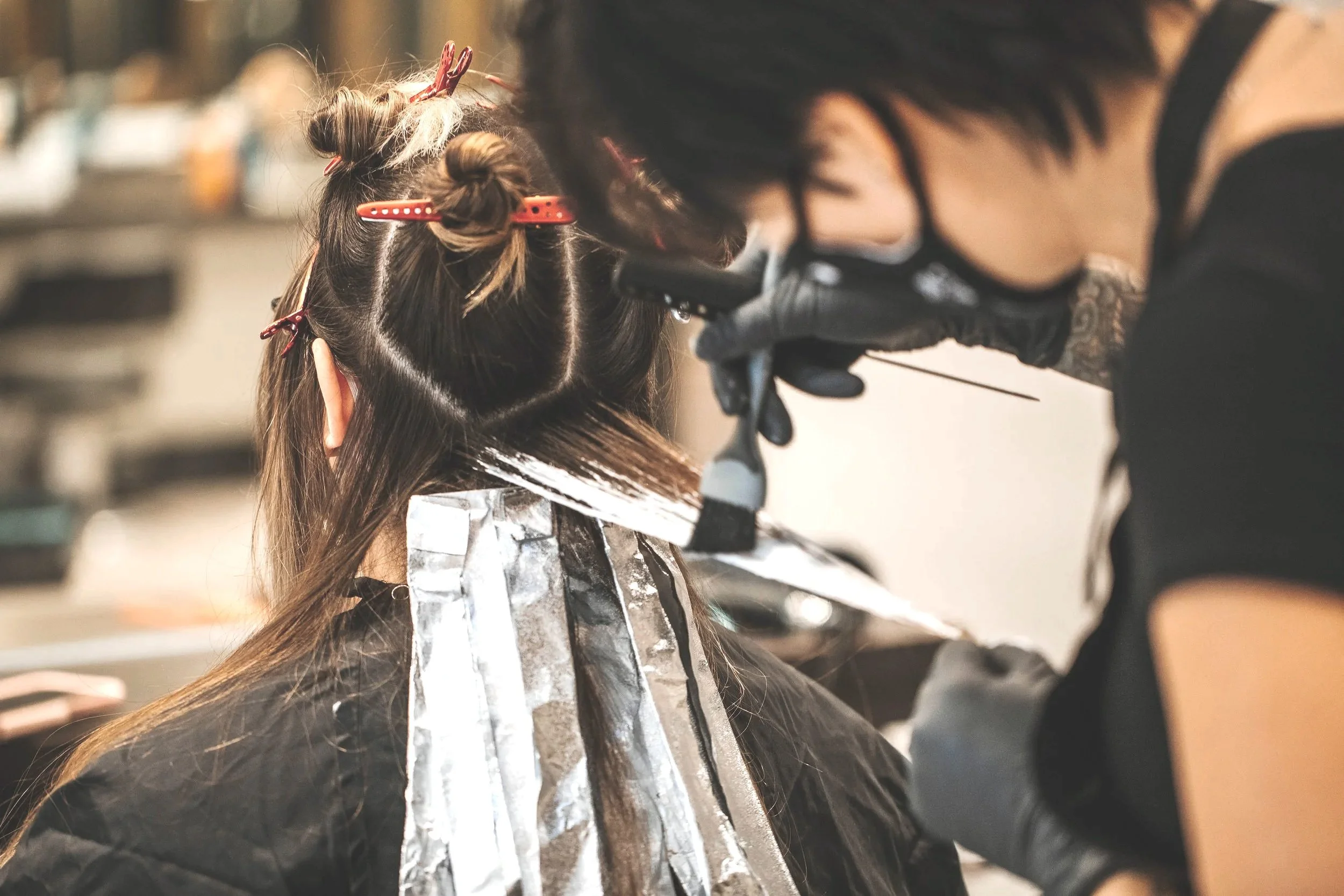 Alt text Lived in balayage hair colour created by Ottawa hairstylist