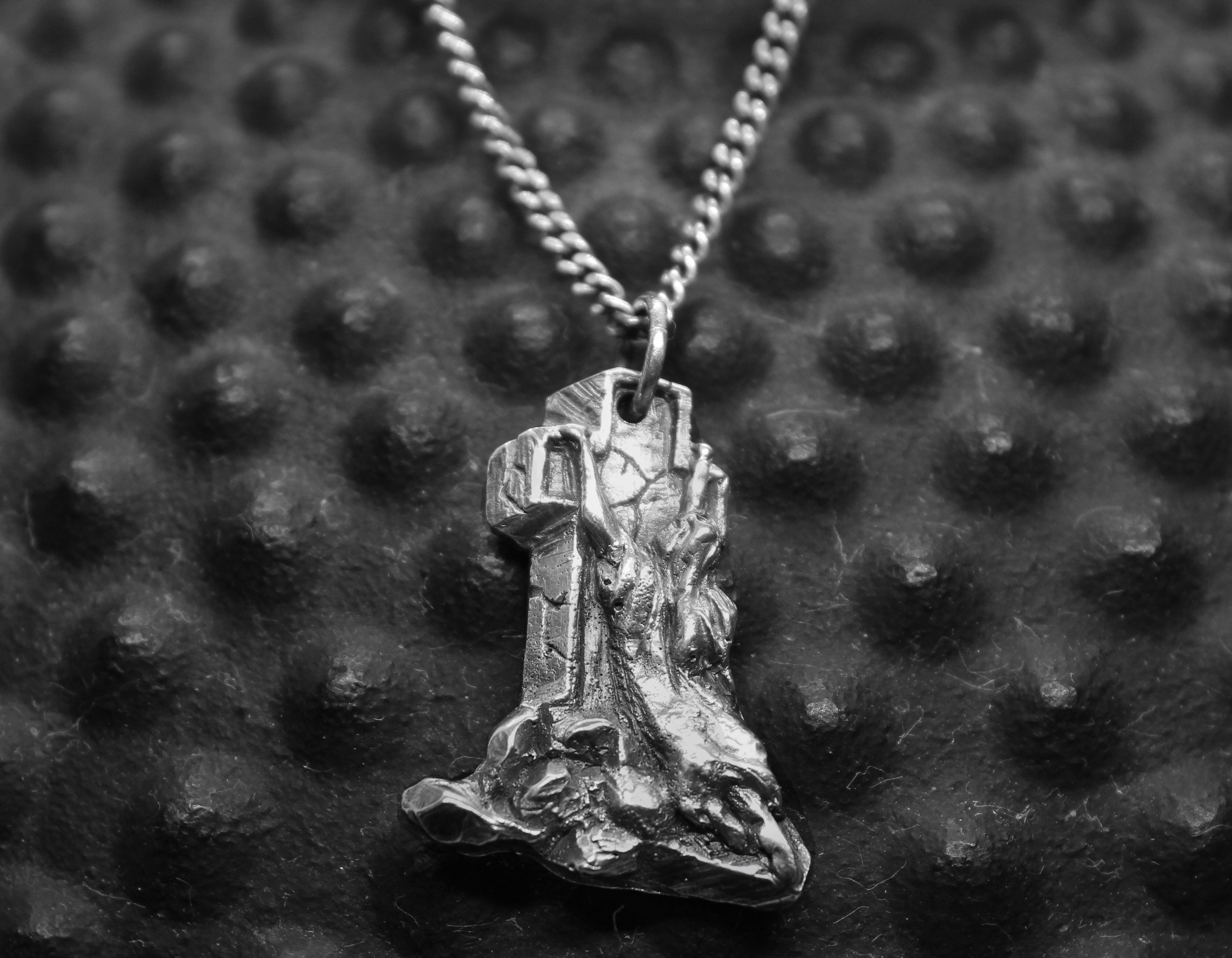 Rock of Ages Silver Pendant