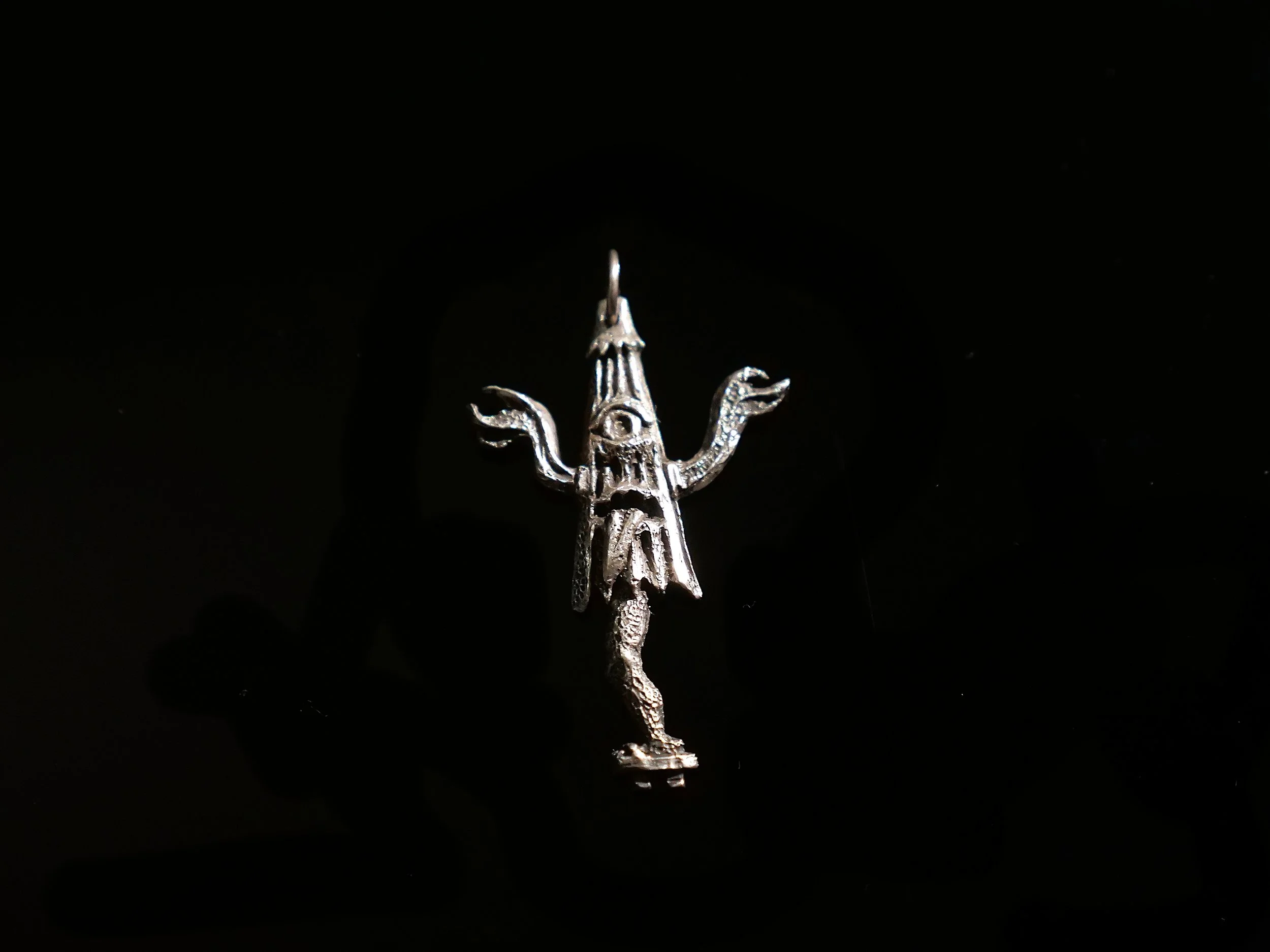 Karakasa-Kozō Silver Pendant