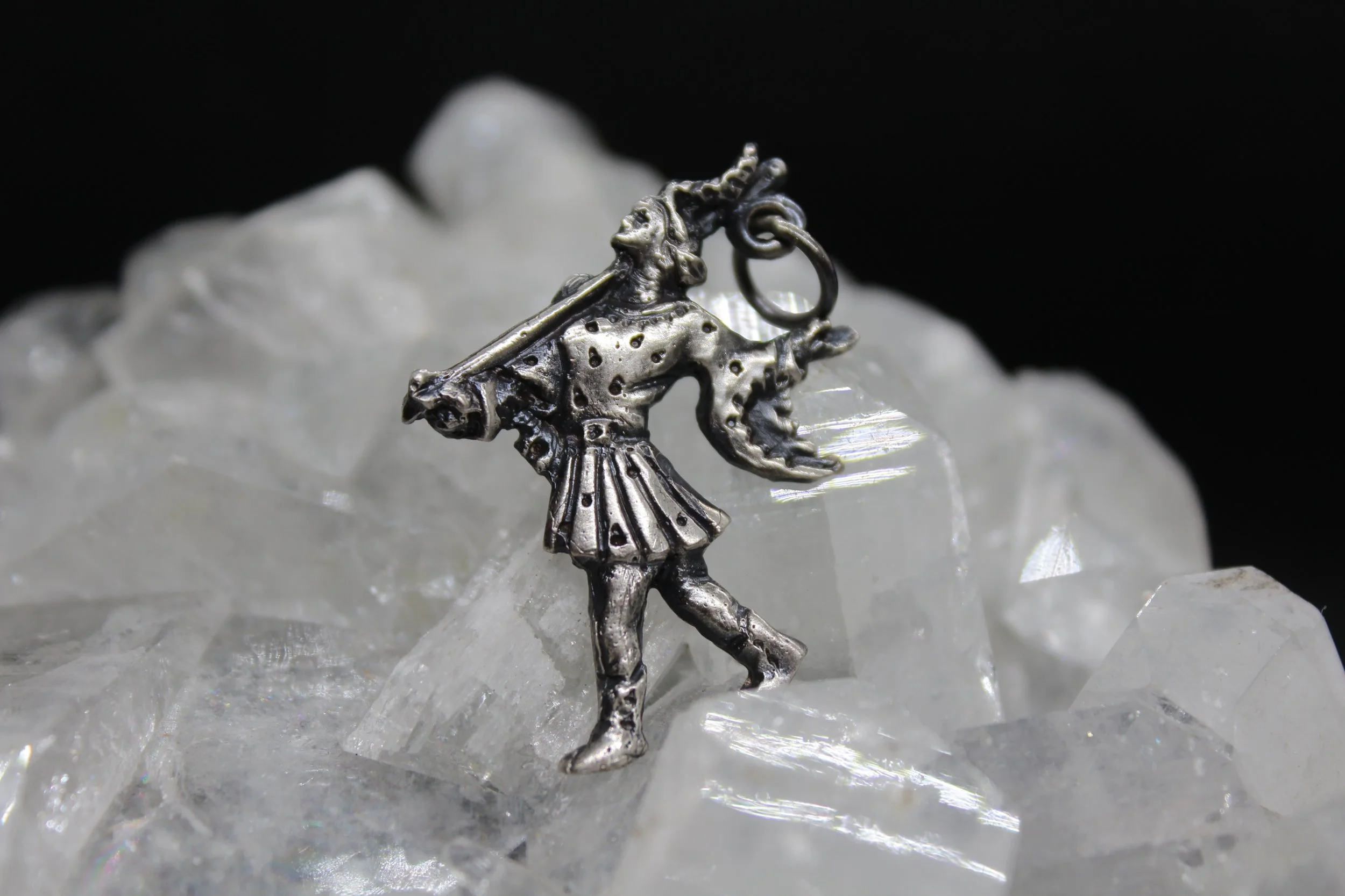 Fool Tarot Silver Pendant