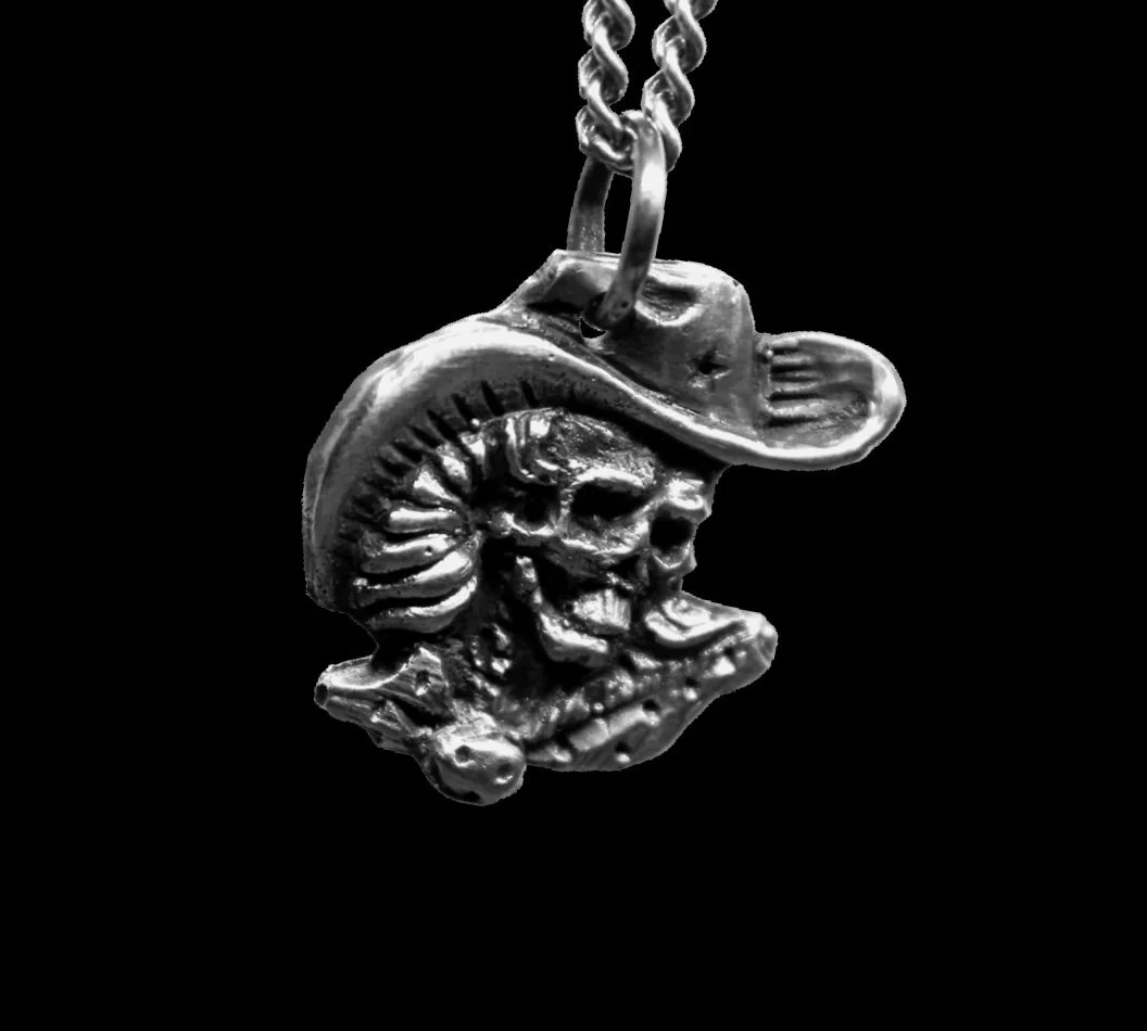 Cowghoul Silver Pendant
