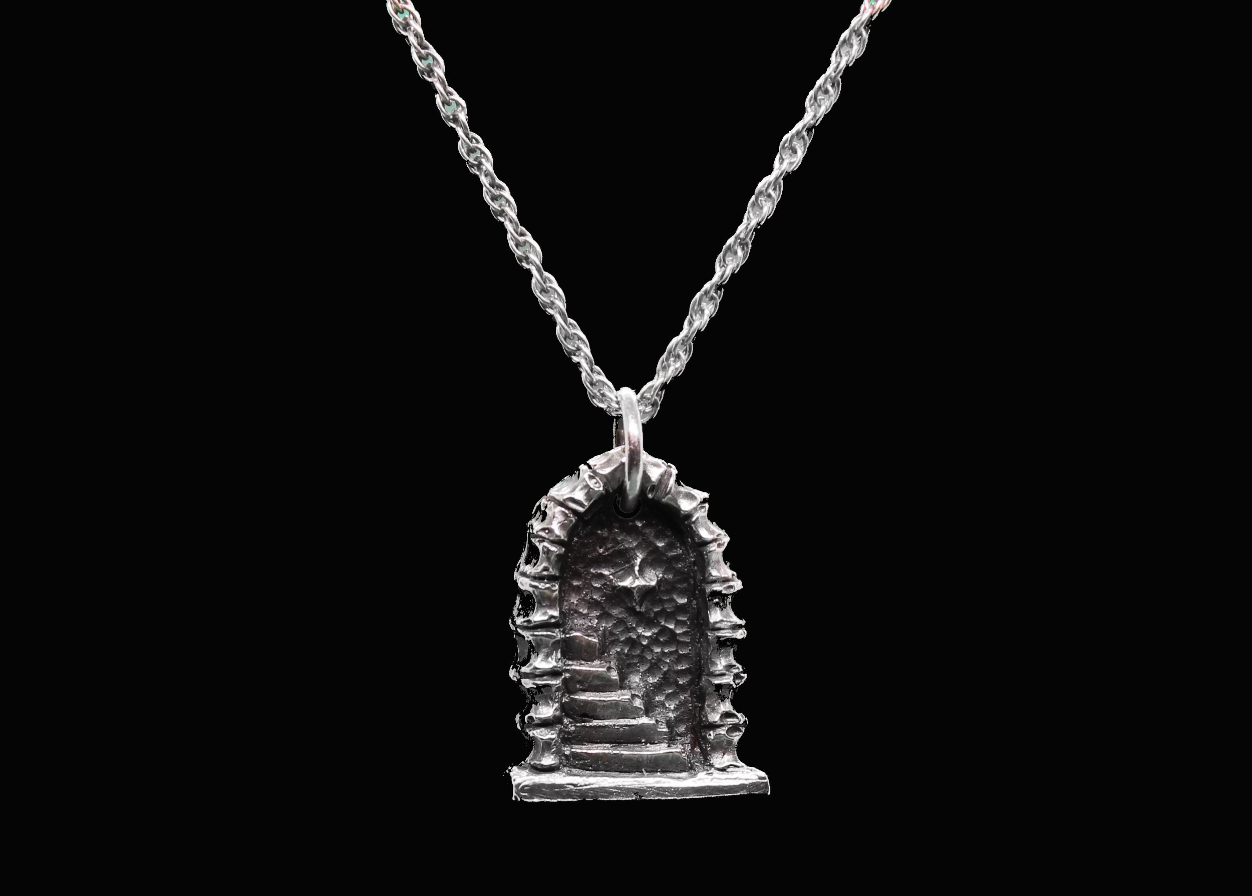 Trad Staircase Silver Pendant