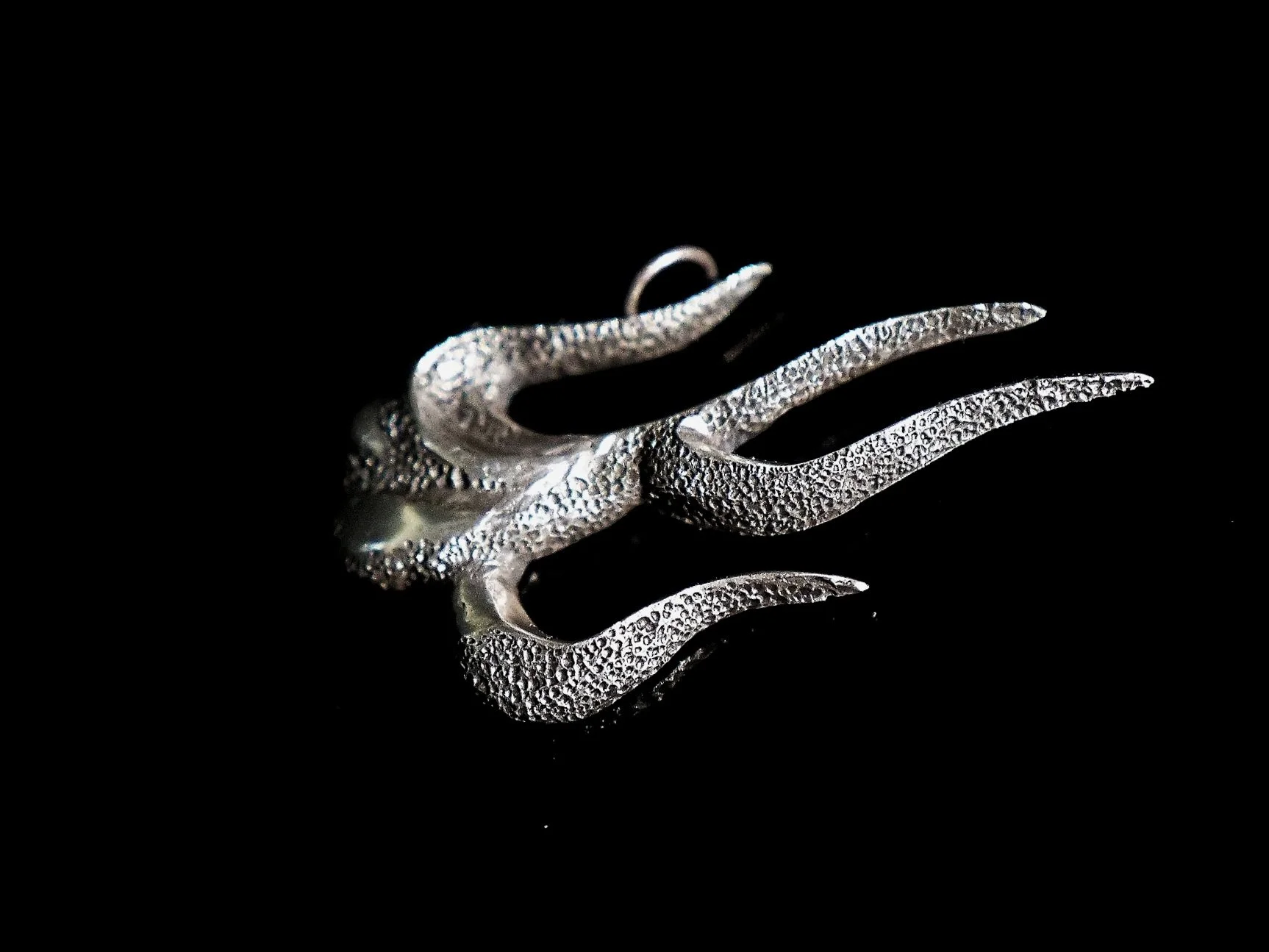 Flame Silver Pendant