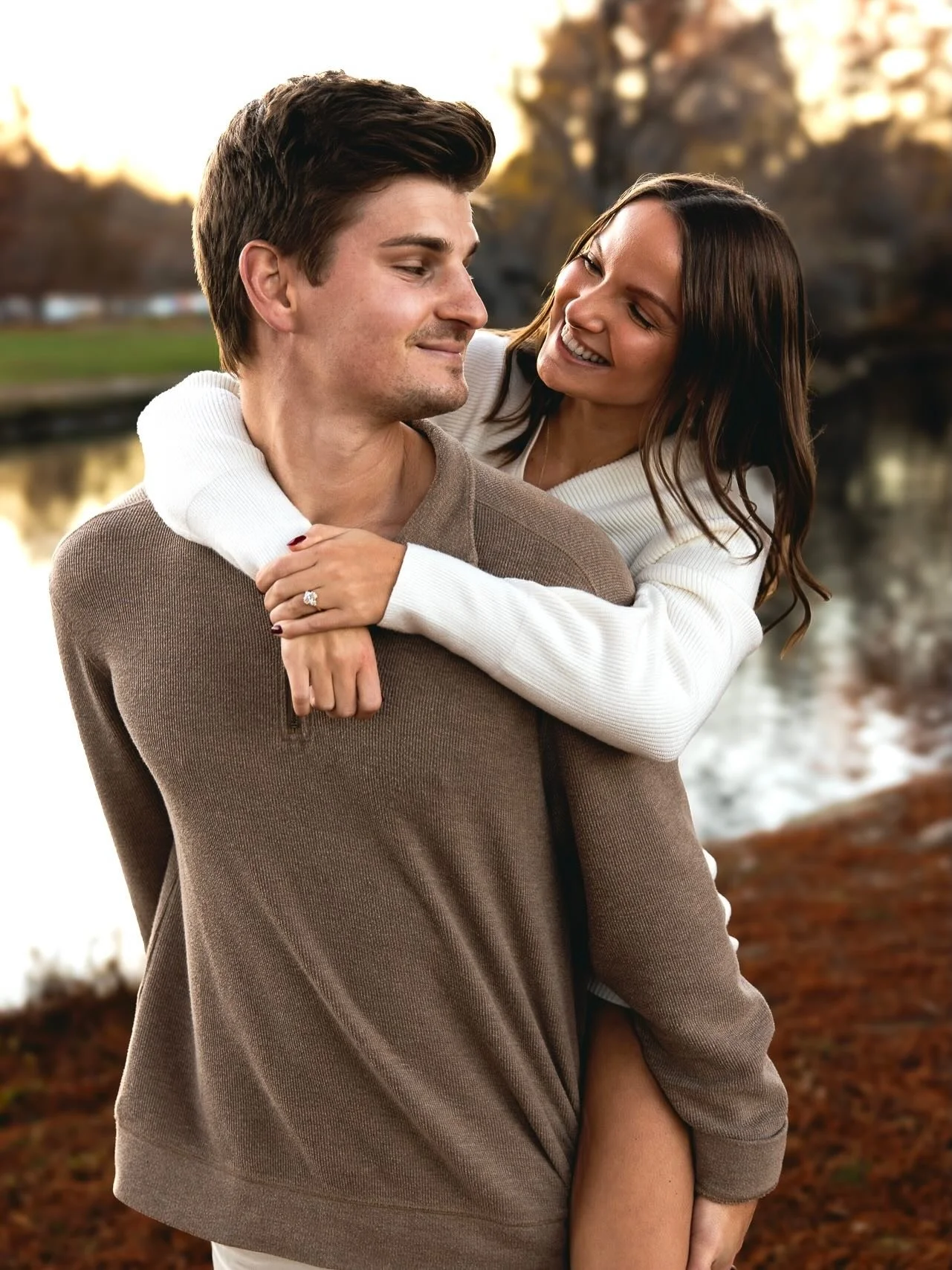 Forever starts with moments like these ✨ 
DM me for your photo needs! Offering elopements, engagements, portraits, family sessions &amp; maternity! 

#EngagementPhotos #LoveInFocus #EngagementSession #CouplesPhotography #pnwengagementphotographer
