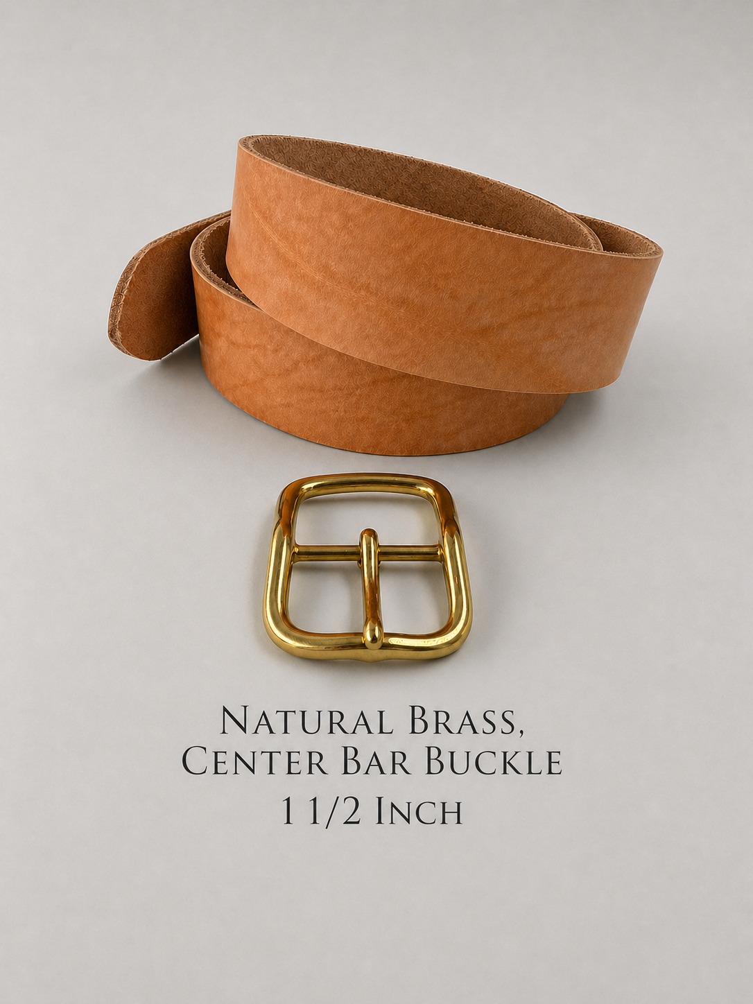 Vegetable Tanned Leather Belt