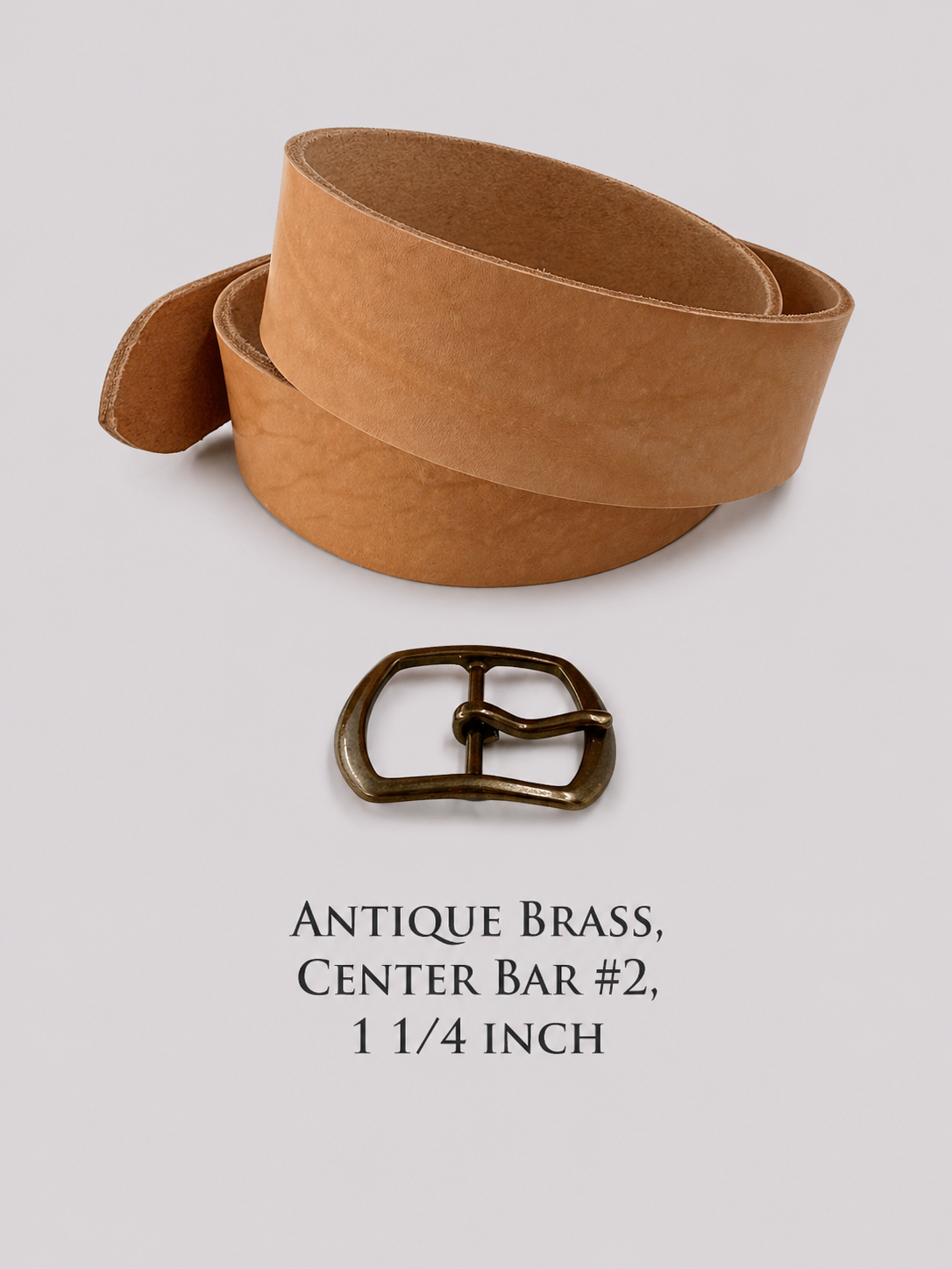 Vegetable Tanned Leather Belt