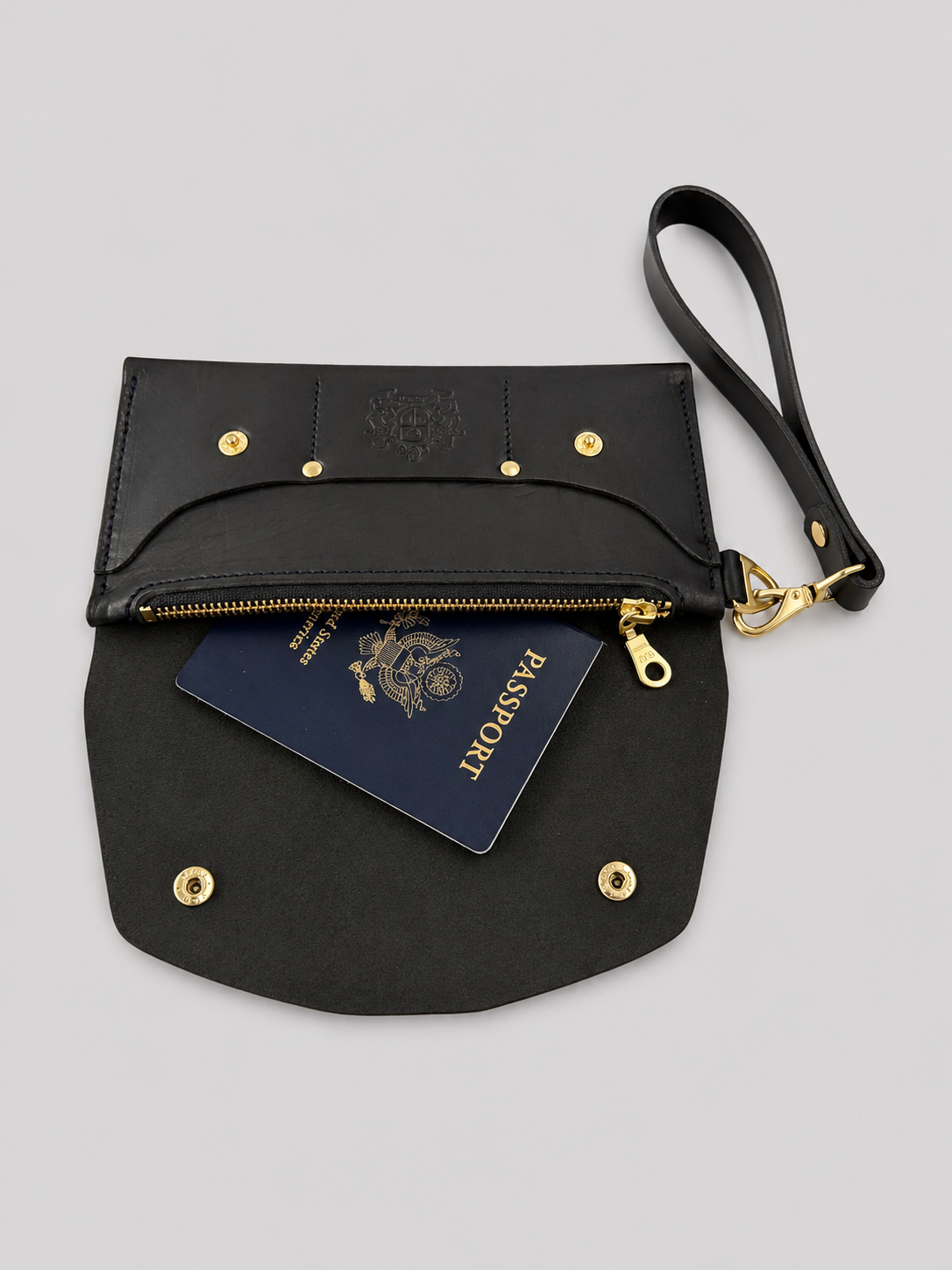 Vegetable Tanned Leather Clutch