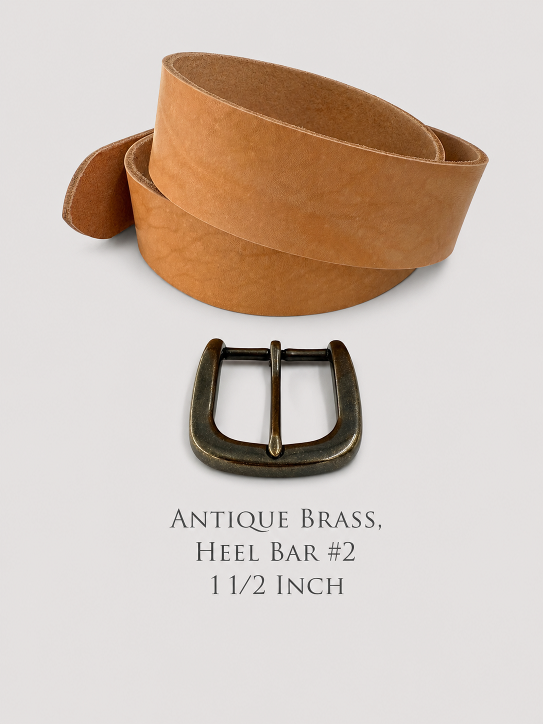 Vegetable Tanned Leather Belt