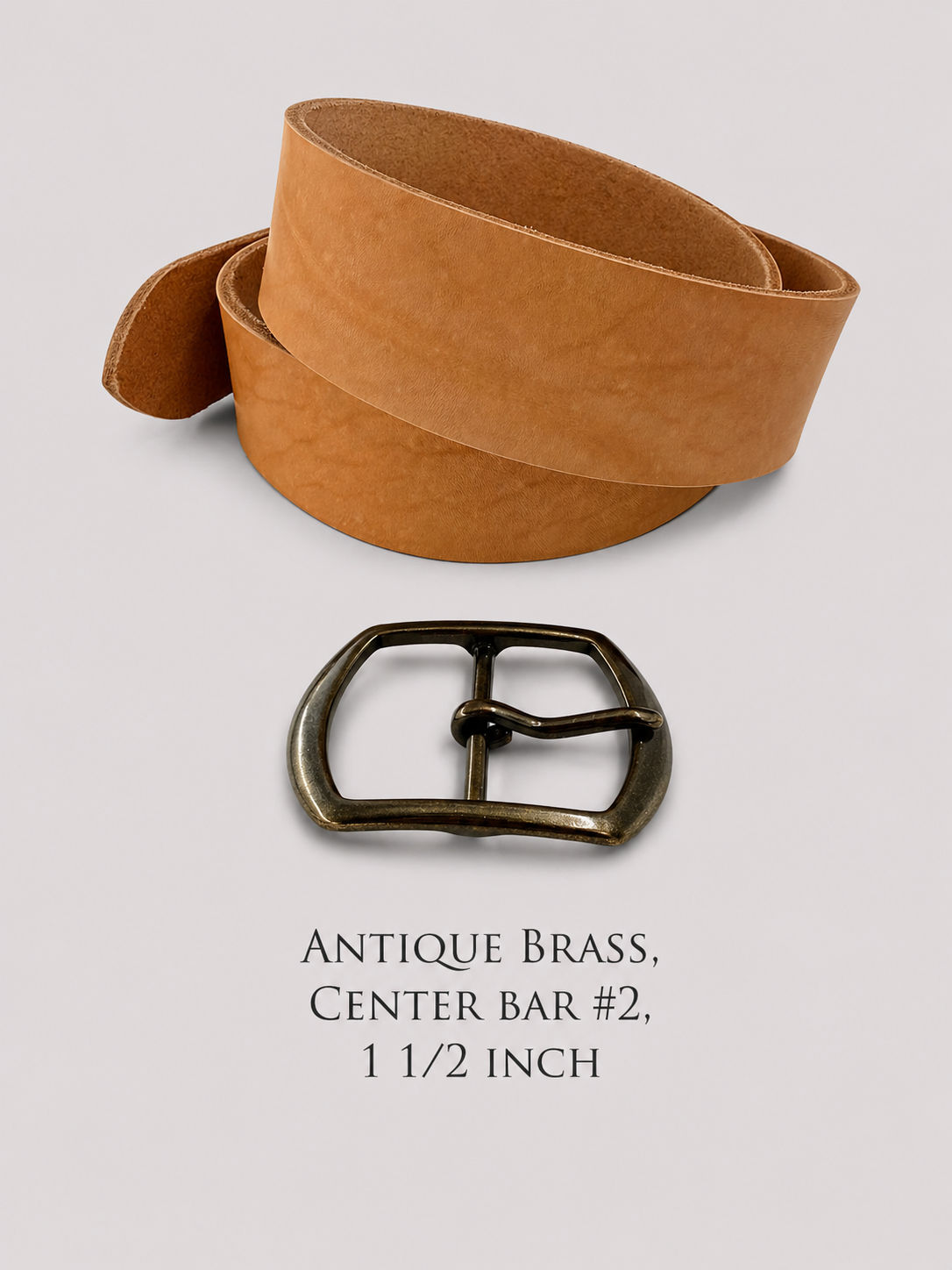 Vegetable Tanned Leather Belt