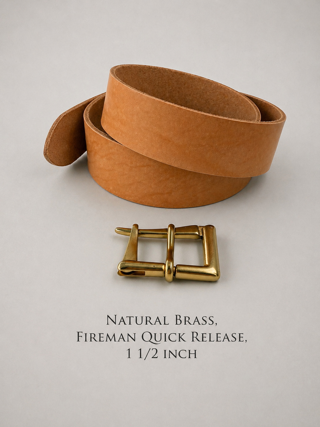 Vegetable Tanned Leather Belt