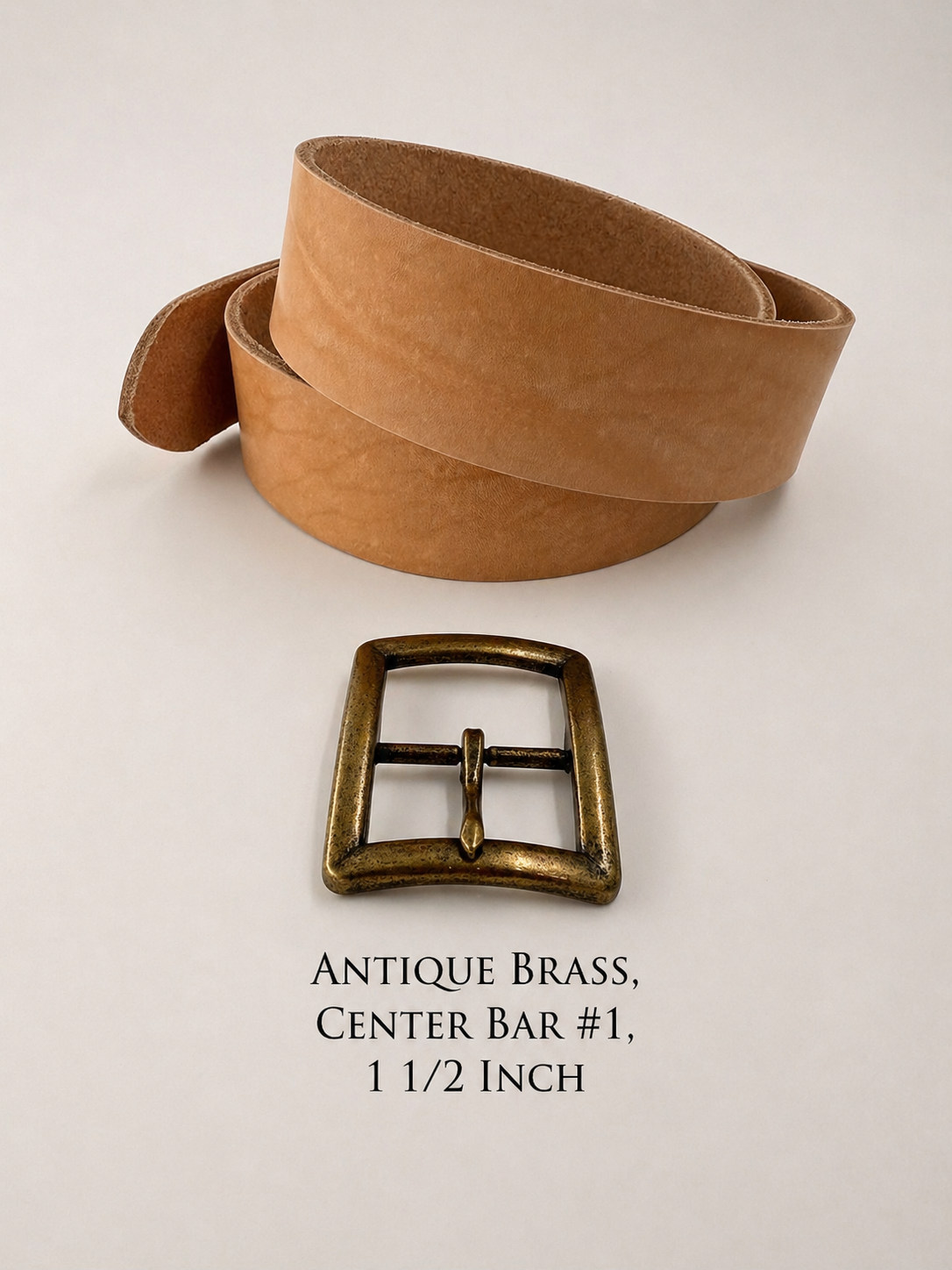 Vegetable Tanned Leather Belt