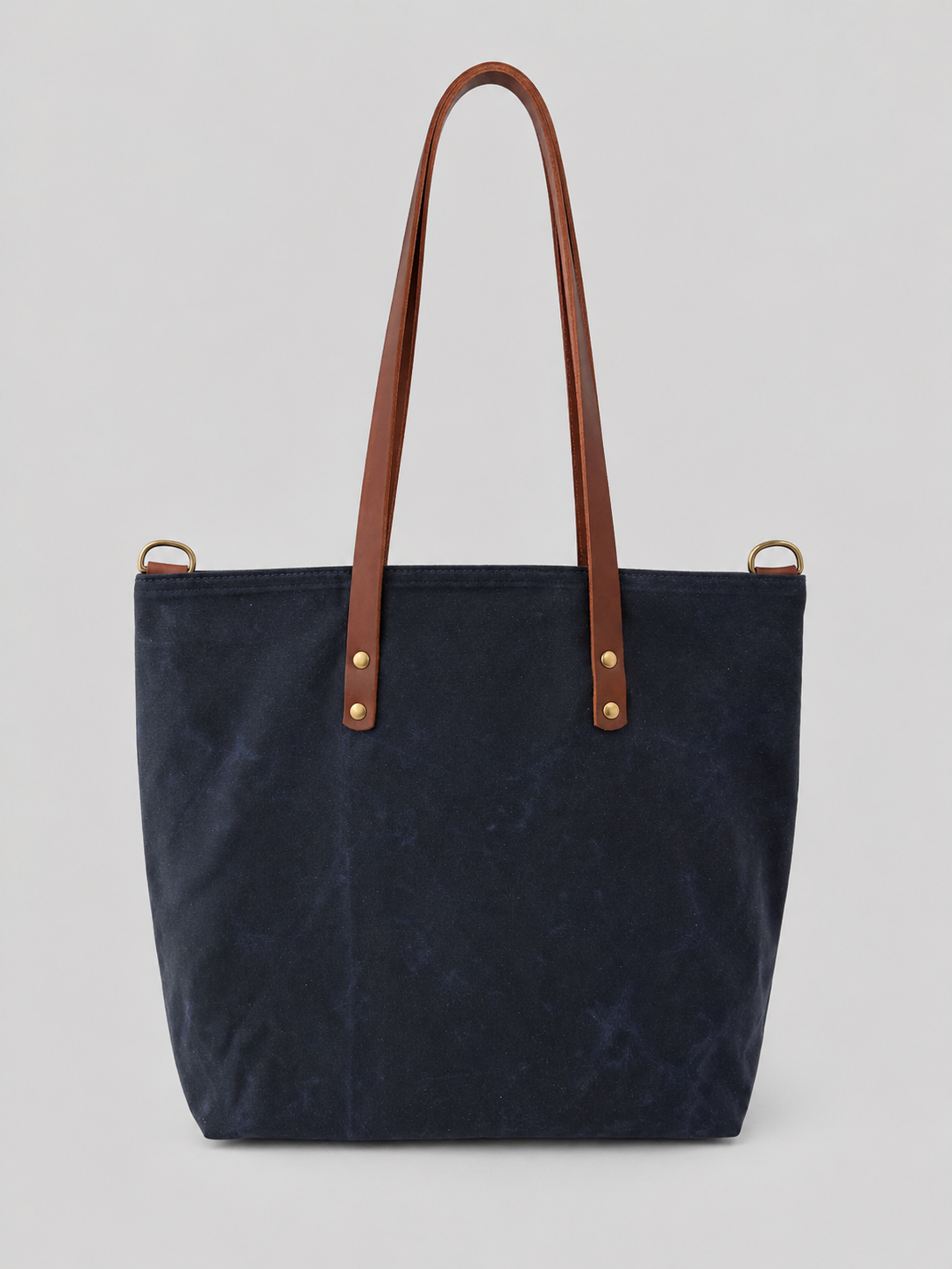 Waxed Canvas and Leather Tote