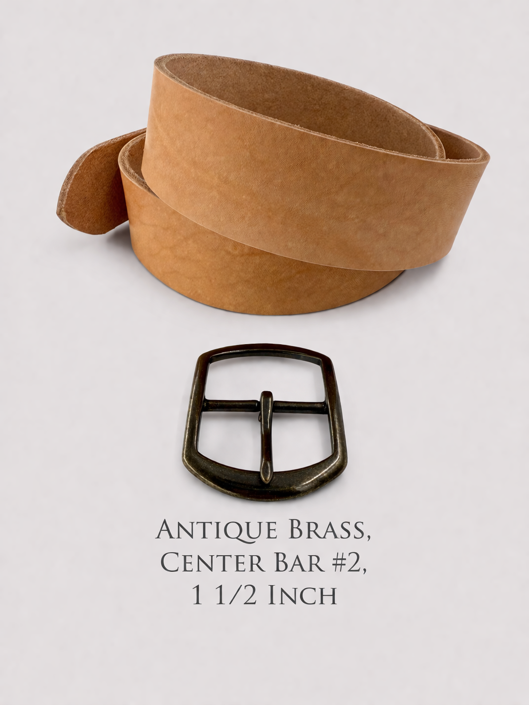 Vegetable Tanned Leather Belt