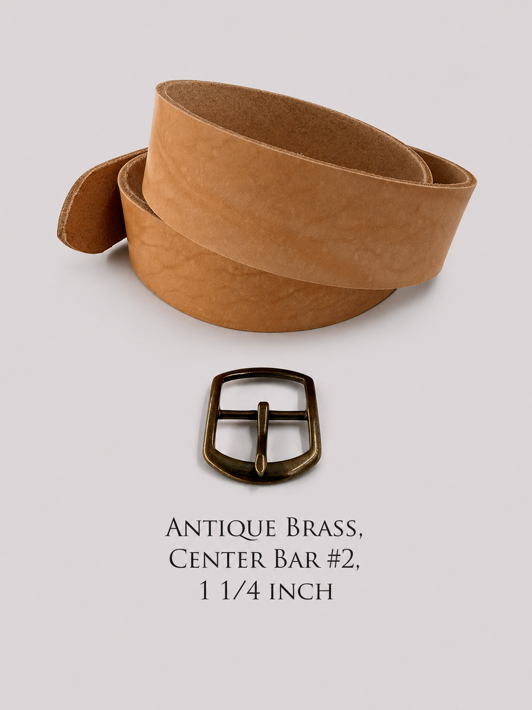 Vegetable Tanned Leather Belt