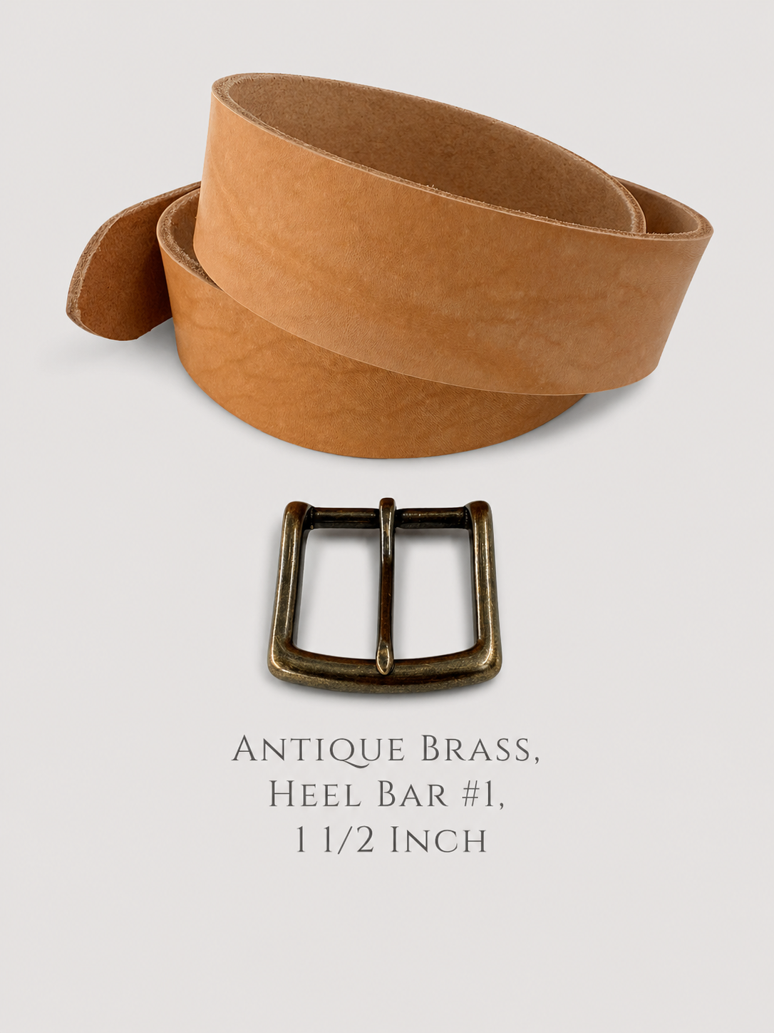 Vegetable Tanned Leather Belt