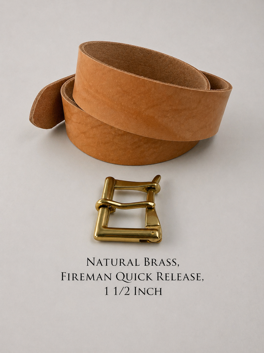 Vegetable Tanned Leather Belt