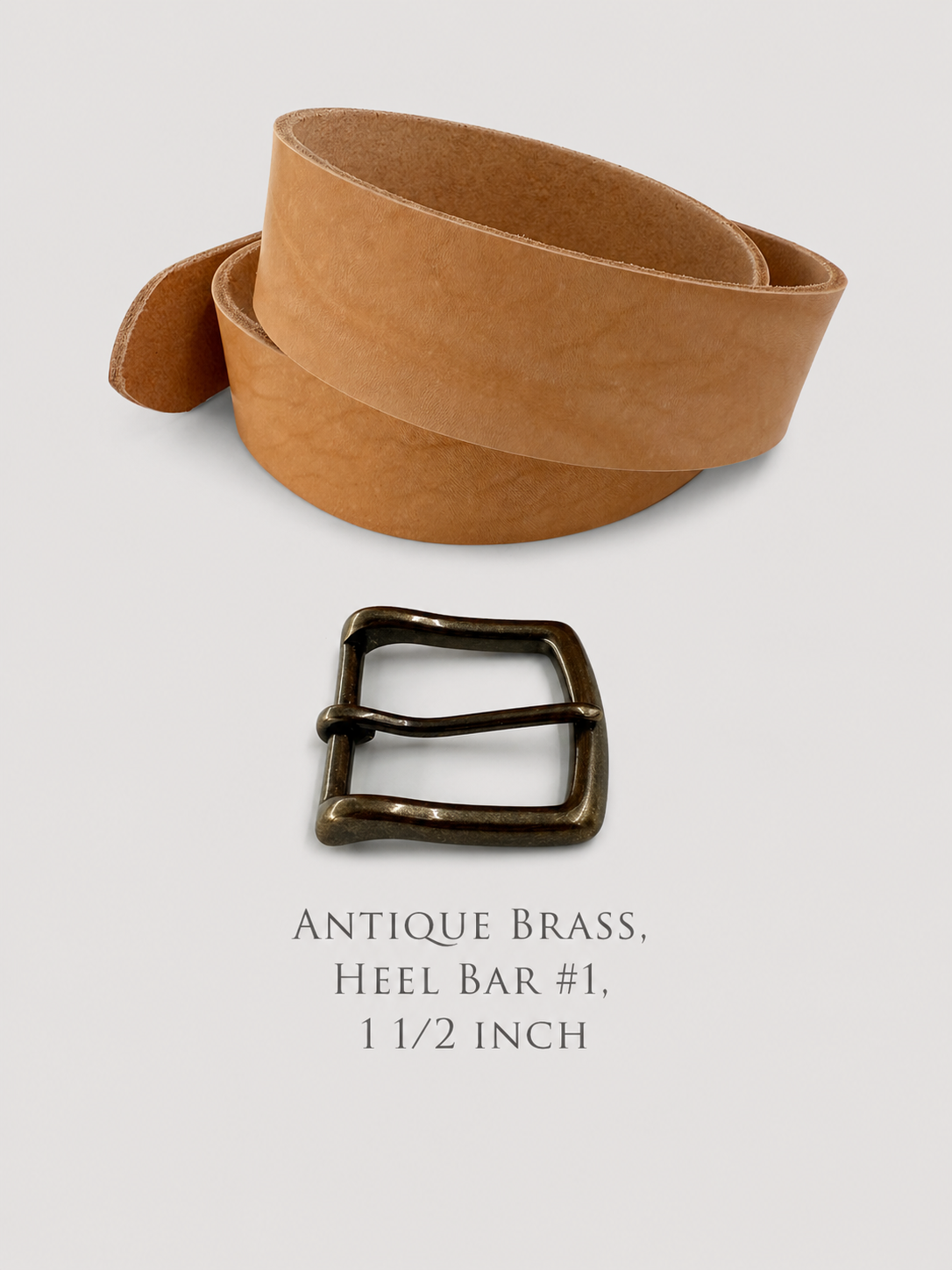Vegetable Tanned Leather Belt