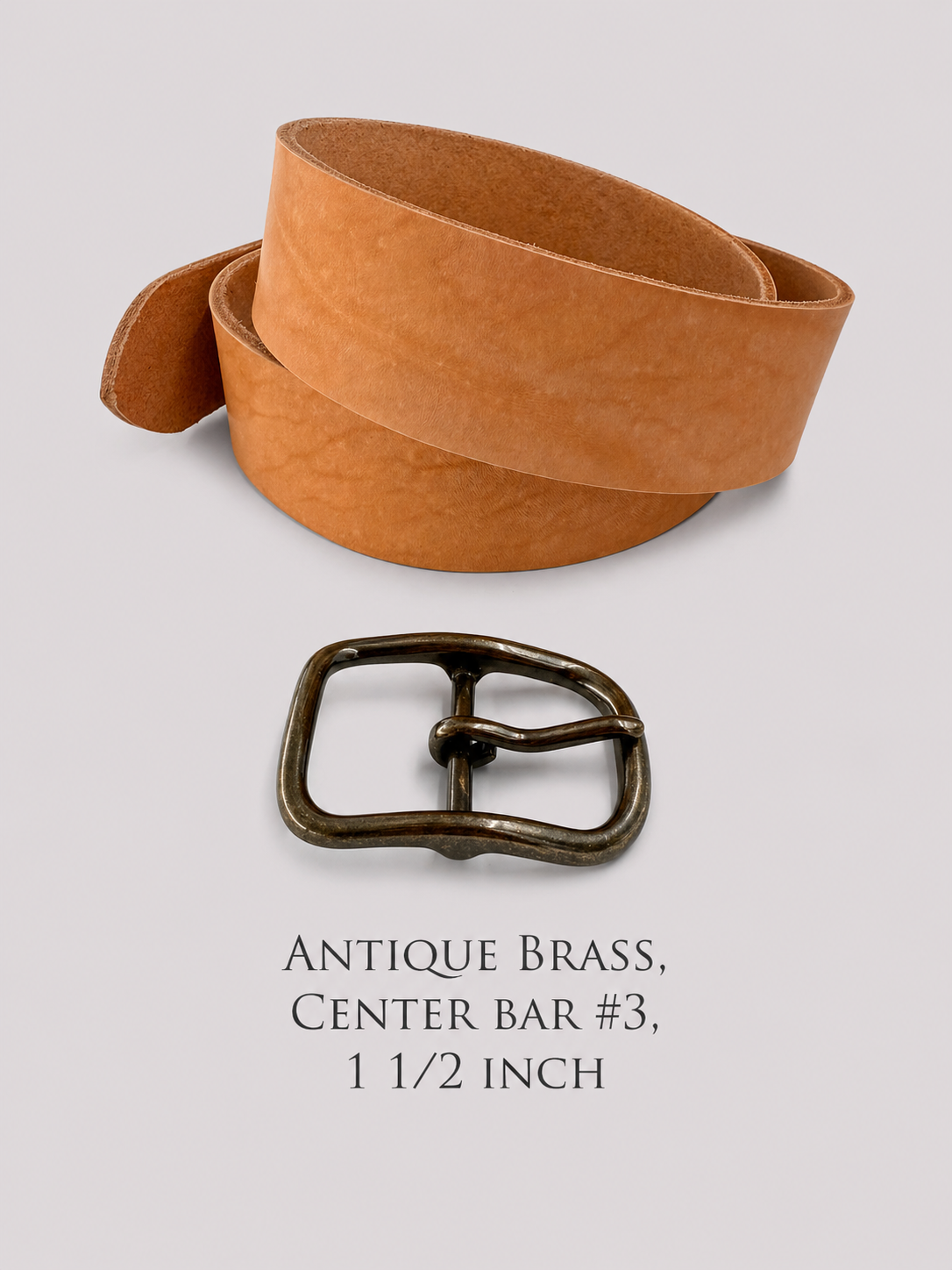 Vegetable Tanned Leather Belt