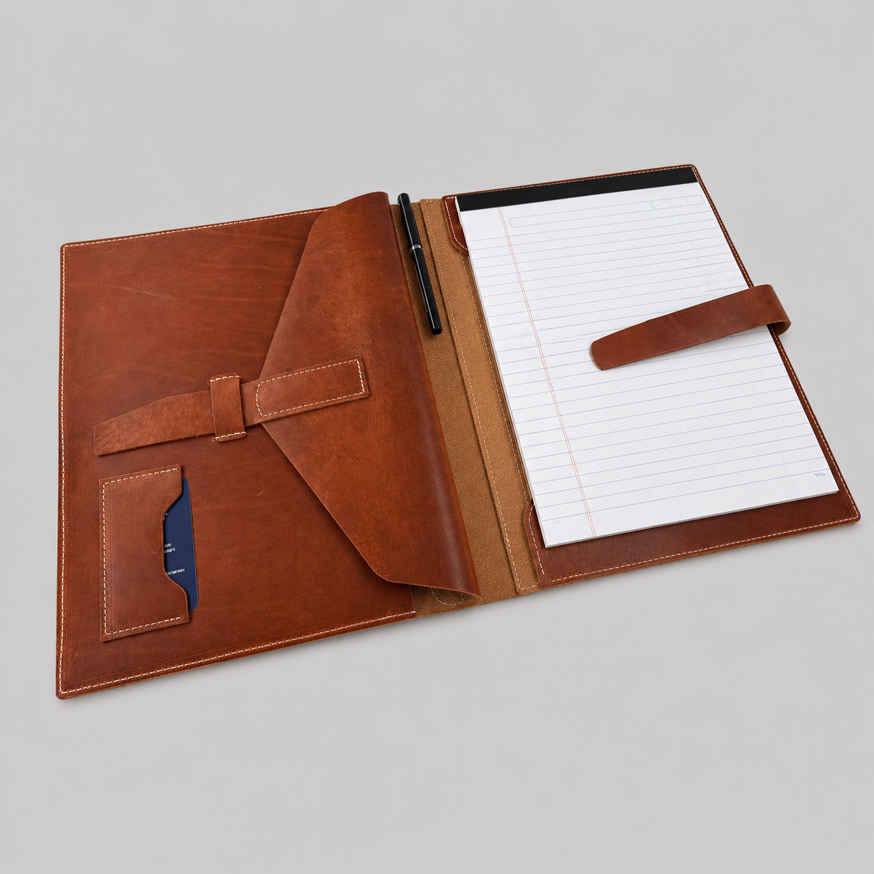 Vegetable Tanned Leather Folio