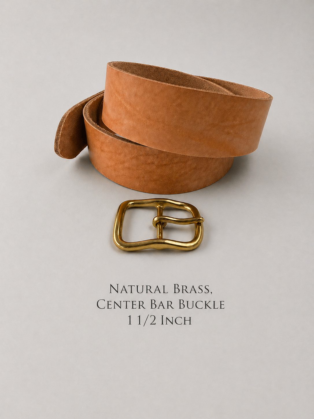 Vegetable Tanned Leather Belt