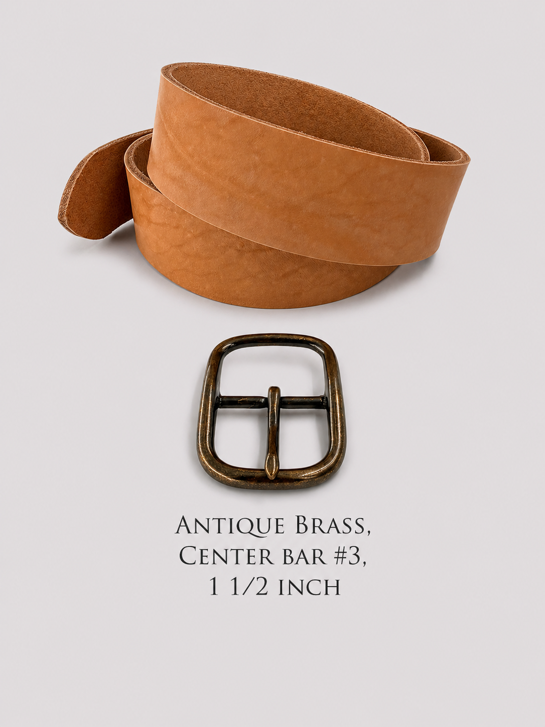 Vegetable Tanned Leather Belt