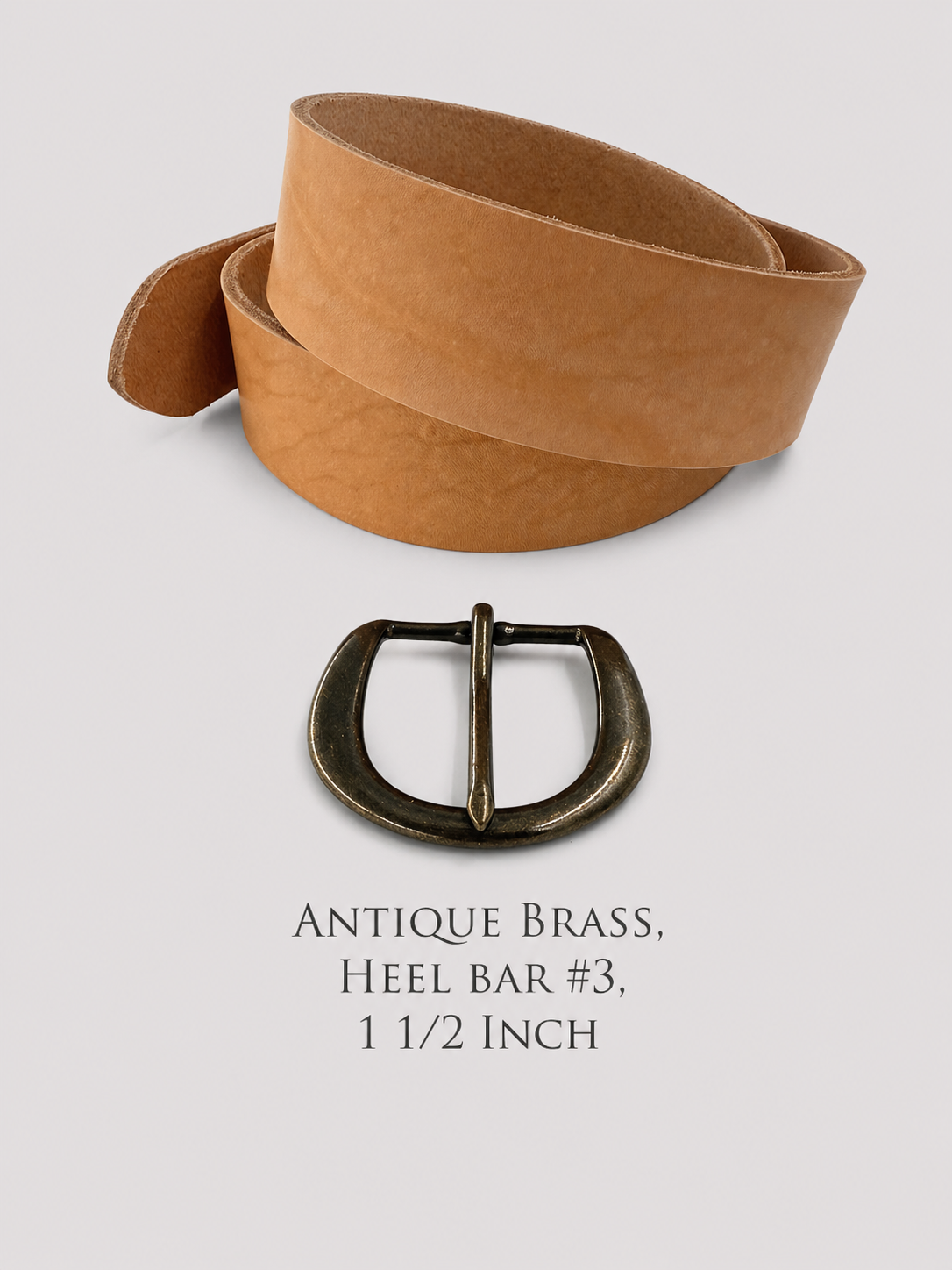 Vegetable Tanned Leather Belt