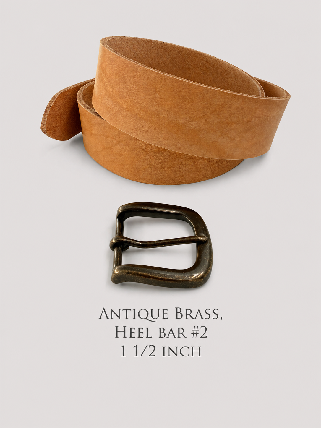 Vegetable Tanned Leather Belt