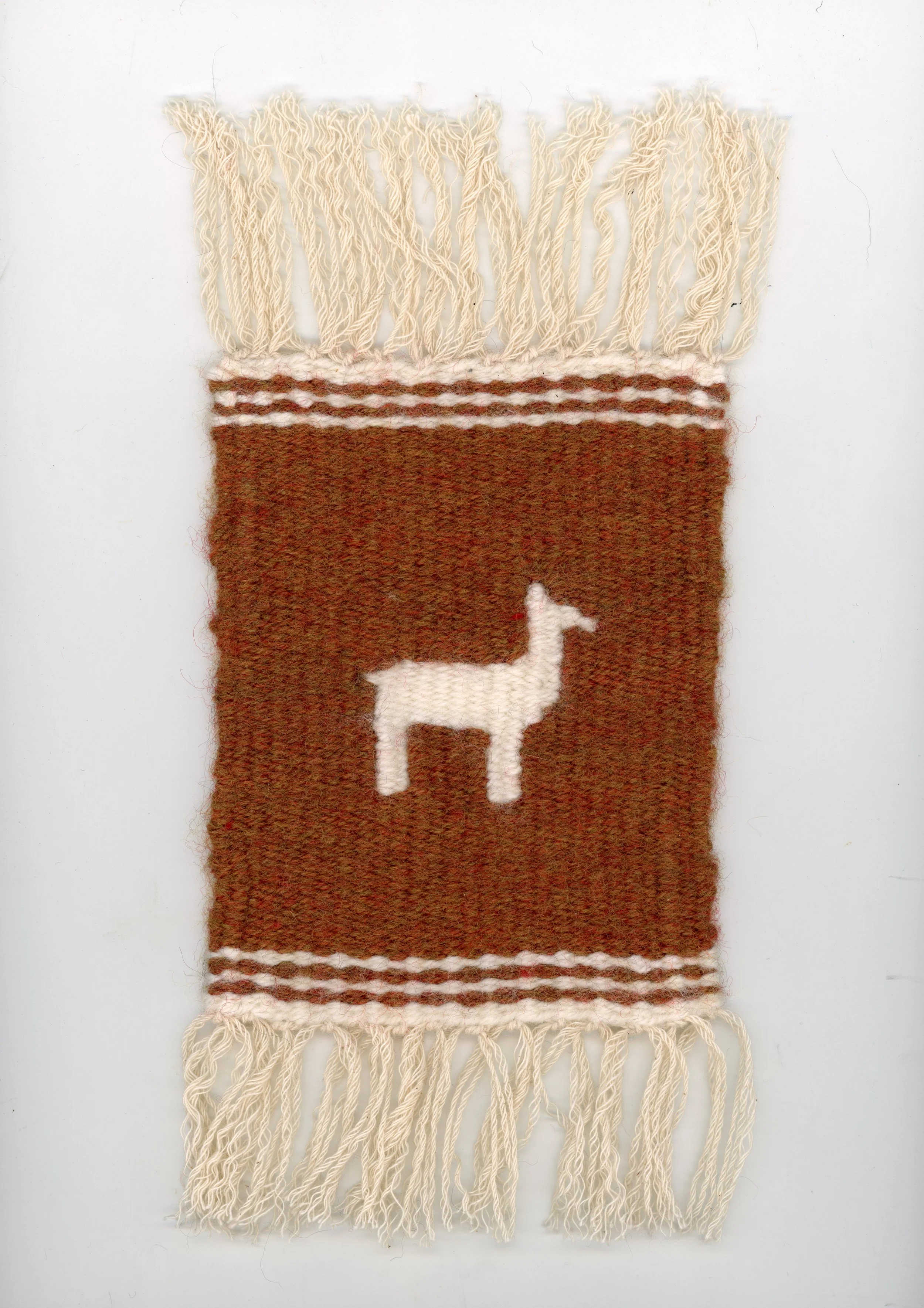 Quiet Llama - Handwoven Textile