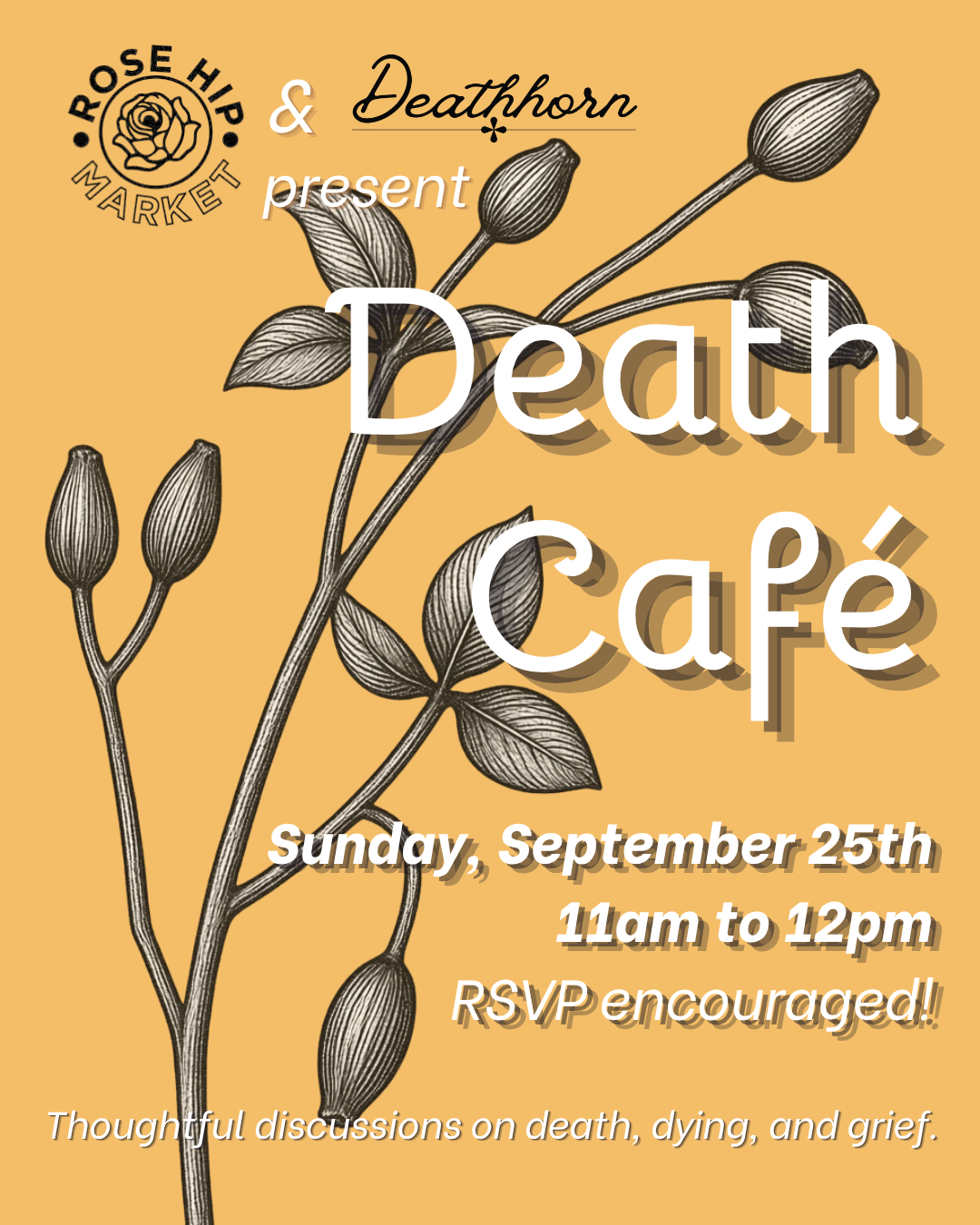 Death Café at Rose Hip - September 27th