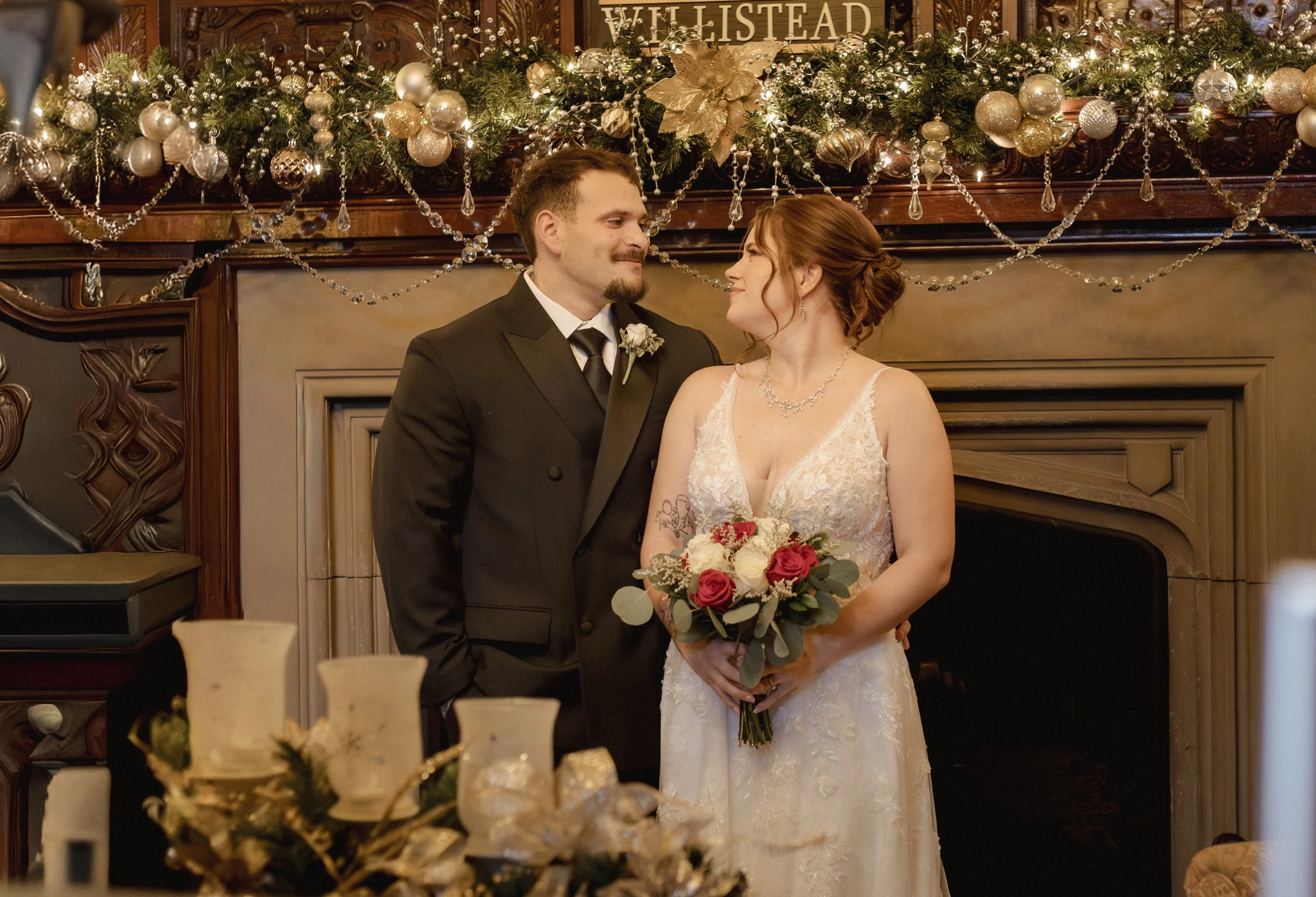 Gillian & Sergio; Willistead Manor; Windsor, ON.; December 2025.