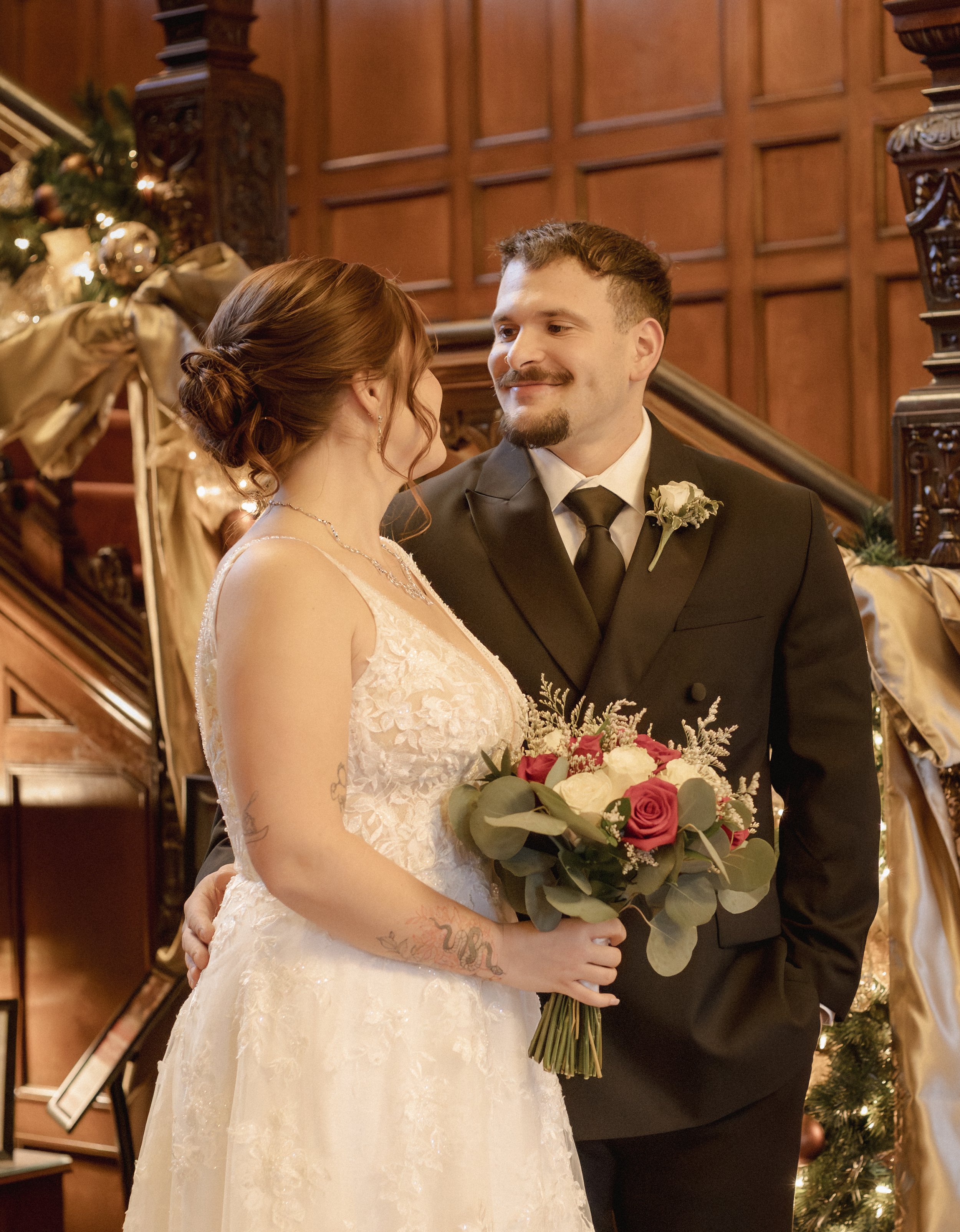 Gillian & Sergio; Willistead Manor; Windsor, ON.; December 2025.