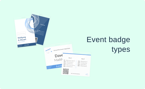 What Are The Different Types Of Event Badges? Which One Should You Use ...
