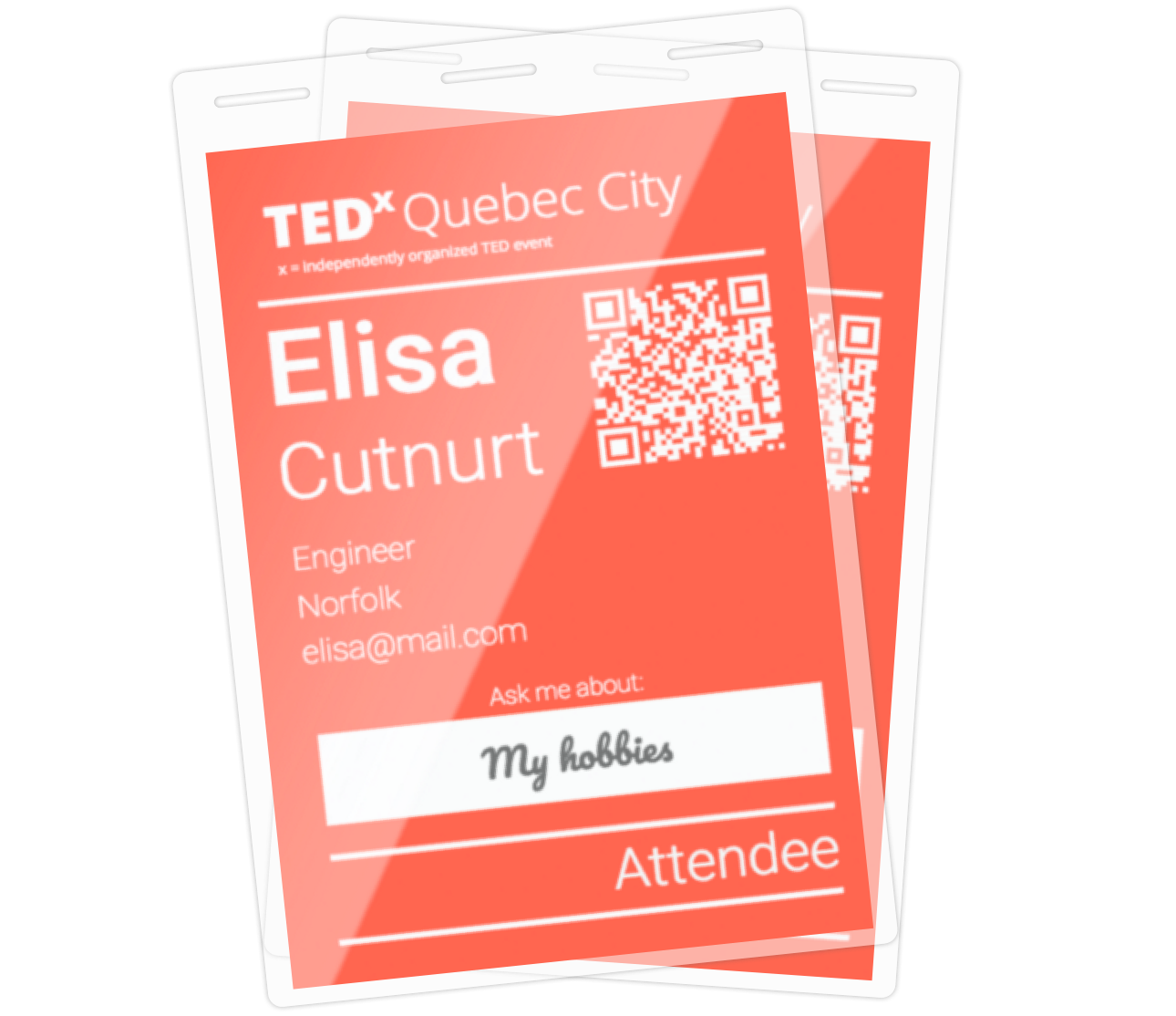 Create Name Badges For Your TEDx Talk