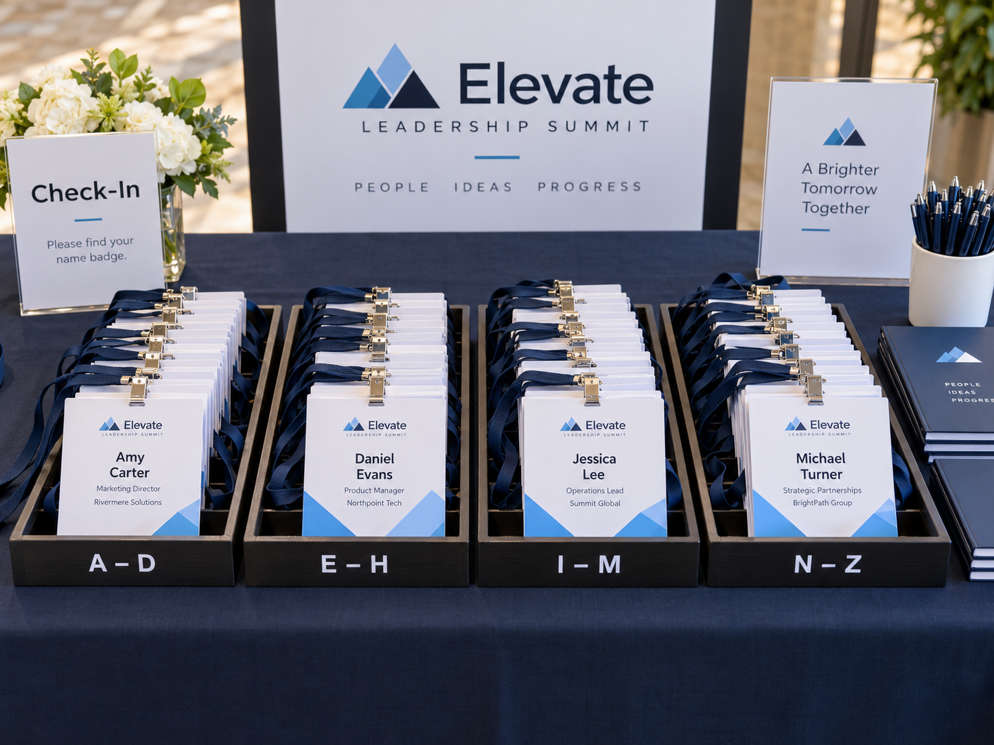 Corporate Event Name Badges for Meetings, Conferences, and Company Events